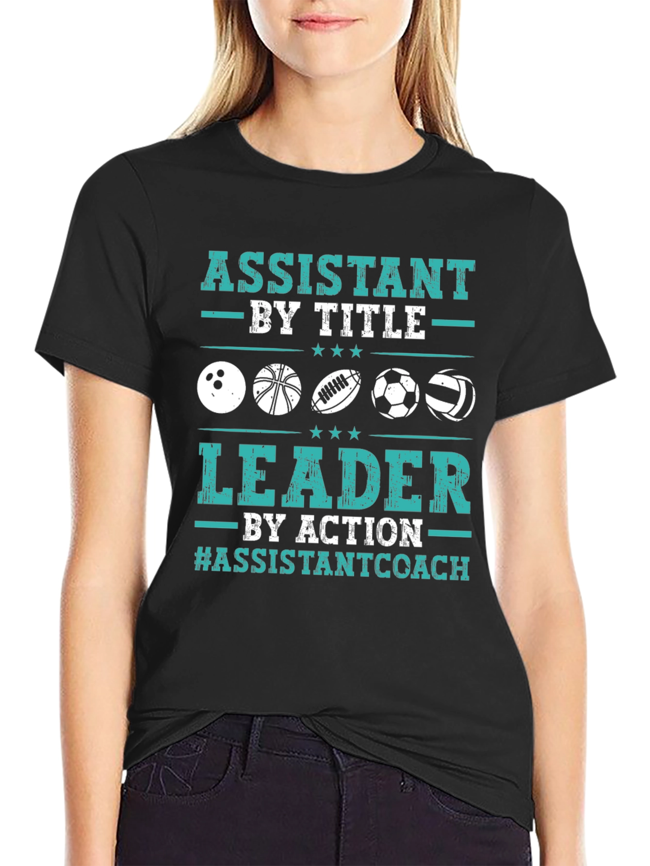 Assistant Coach Sports Graphic T-Shirt