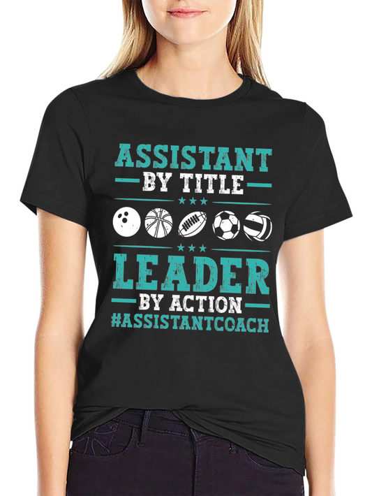 Assistant Coach Sports Graphic T-Shirt