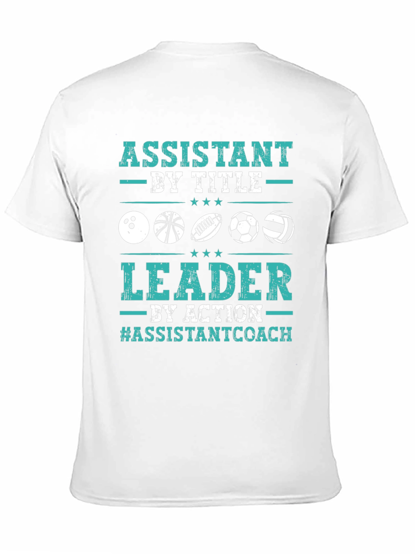 Assistant Coach Sports Graphic T-Shirt