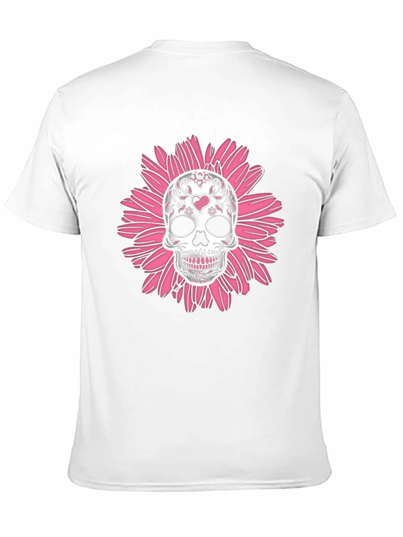 Sugar Skull Floral Graphic Tee