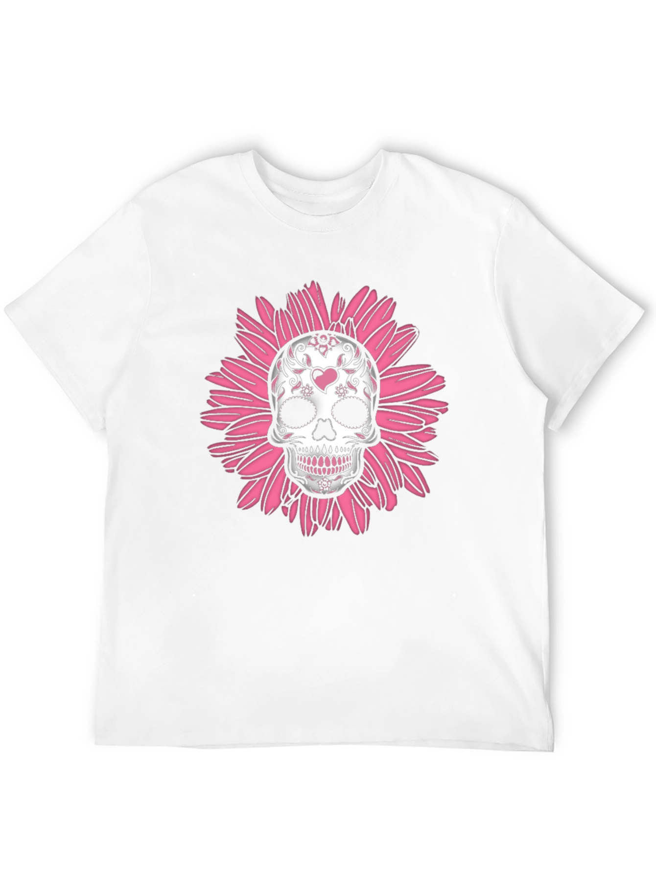 Sugar Skull Floral Graphic Tee