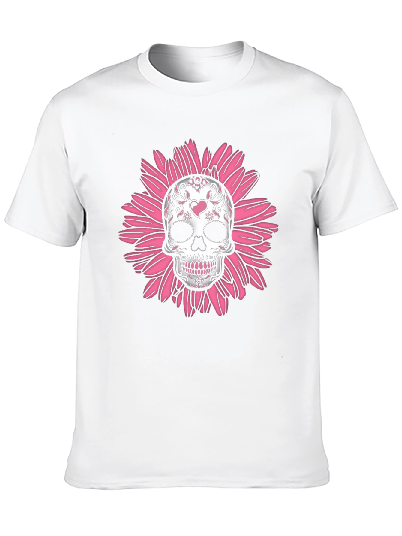 Sugar Skull Floral Graphic Tee