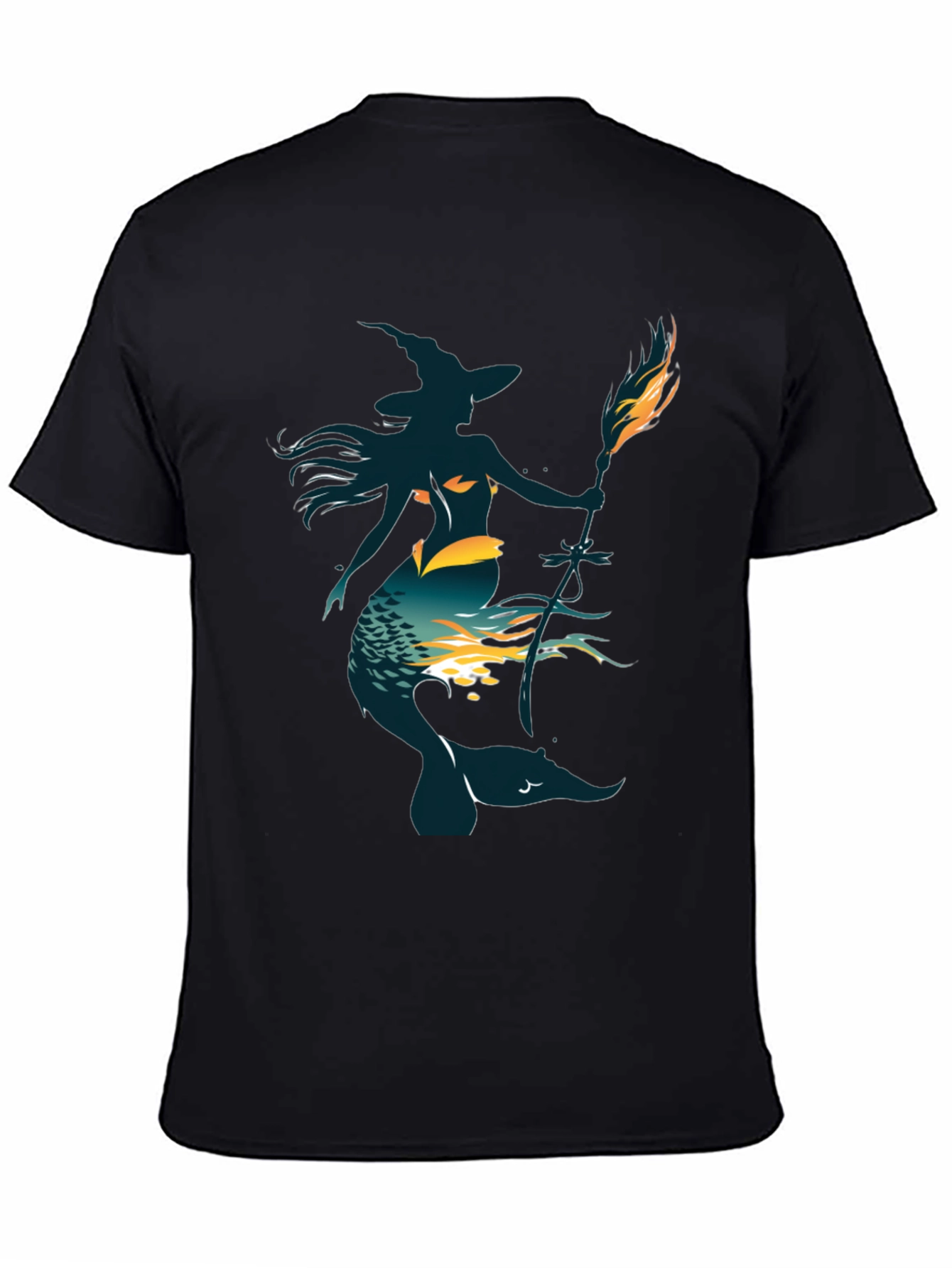 Witch Mermaid Graphic T-Shirt