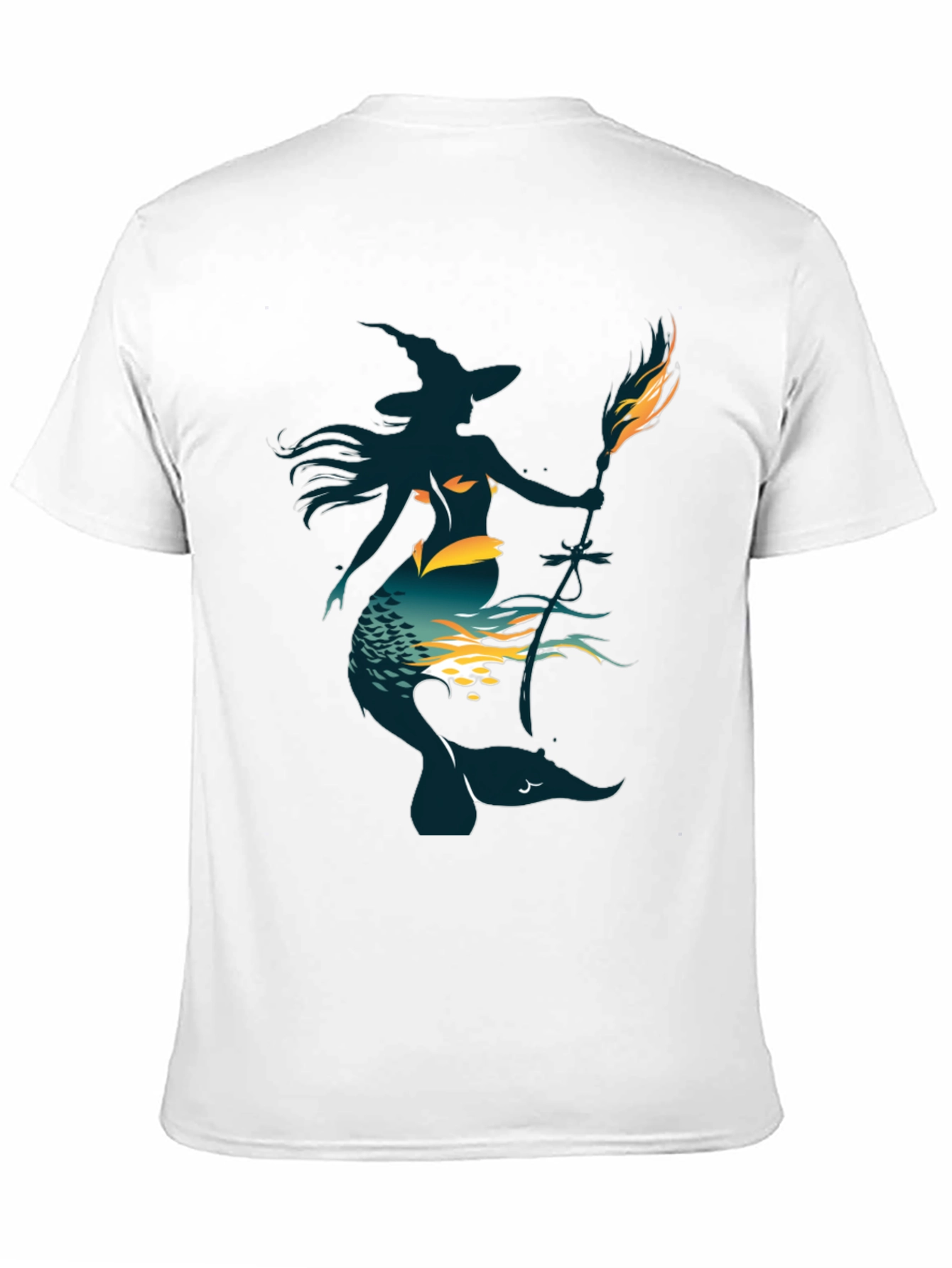 Witch Mermaid Graphic T-Shirt
