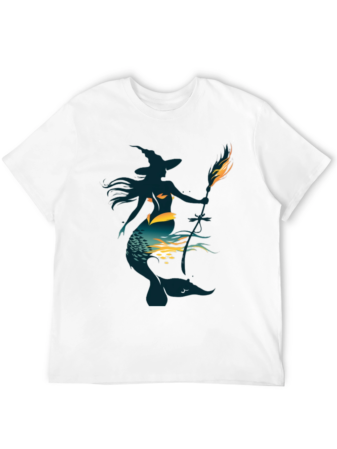 Witch Mermaid Graphic T-Shirt