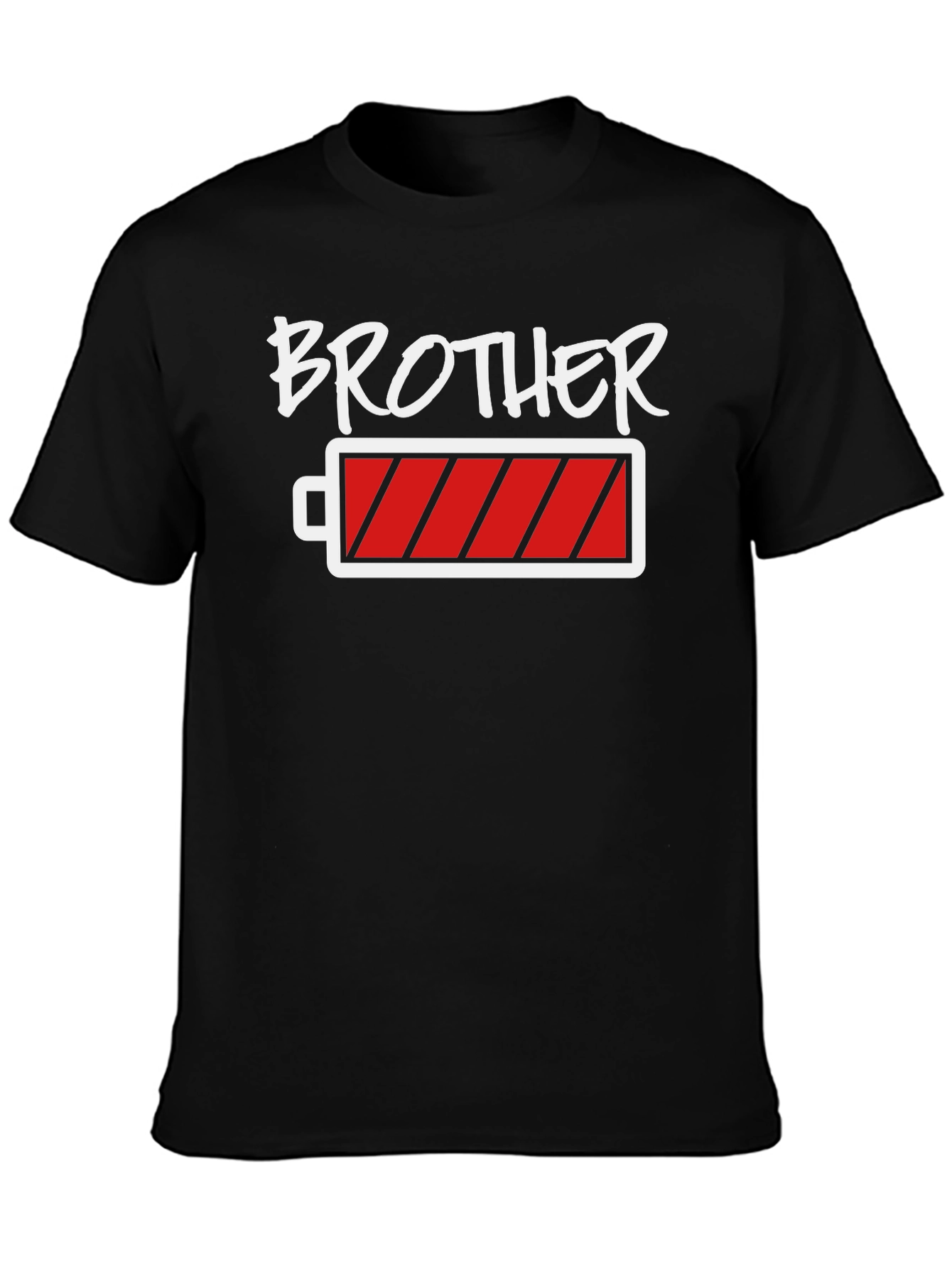 Low Battery Brother T-Shirt - Funny Gift