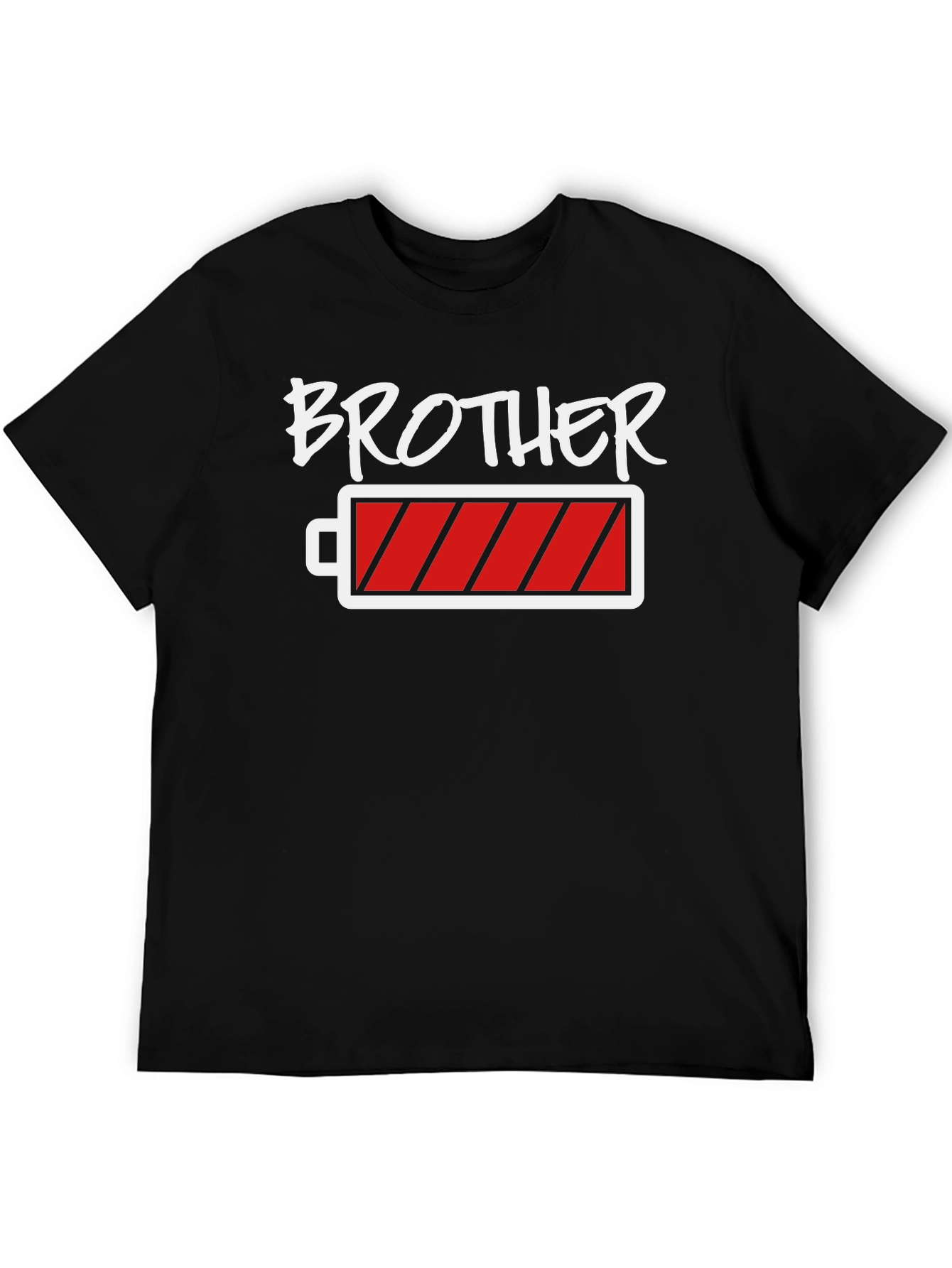 Low Battery Brother T-Shirt - Funny Gift