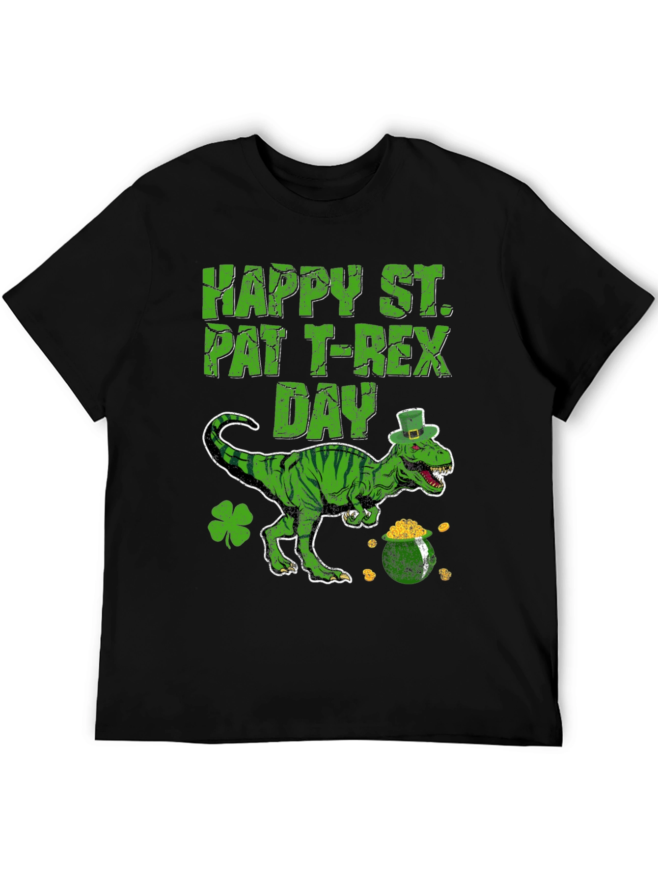 St. Patricks Day T-Rex Dinosaur Tee