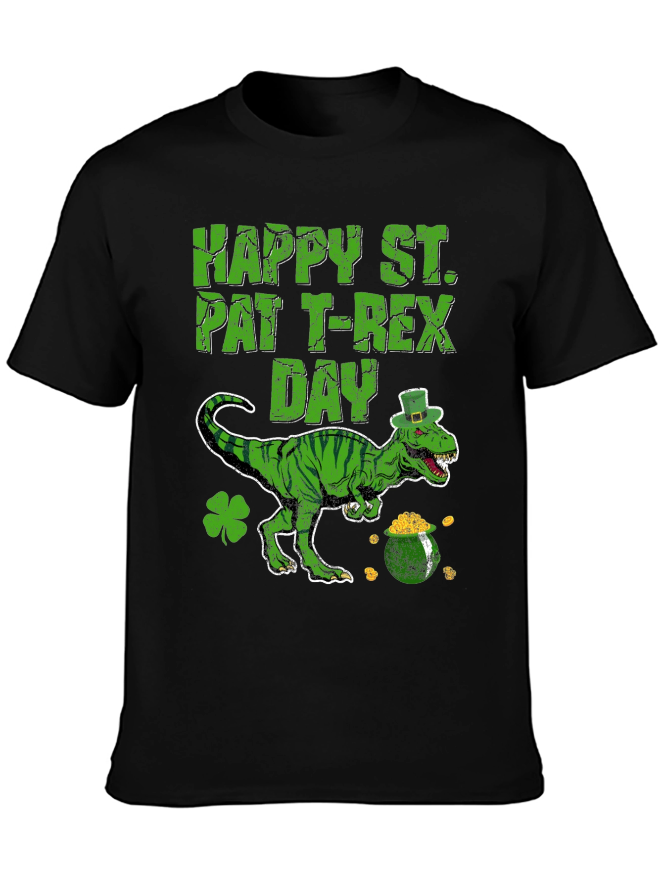 St. Patricks Day T-Rex Dinosaur Tee