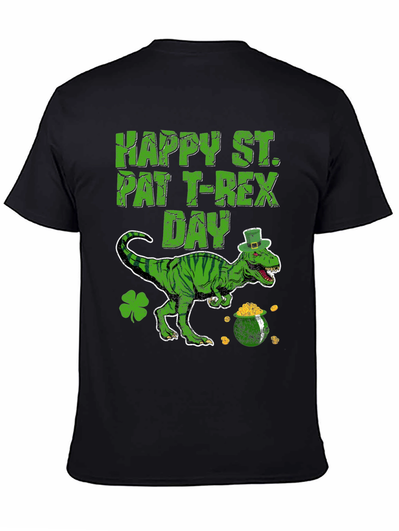 St. Patricks Day T-Rex Dinosaur Tee