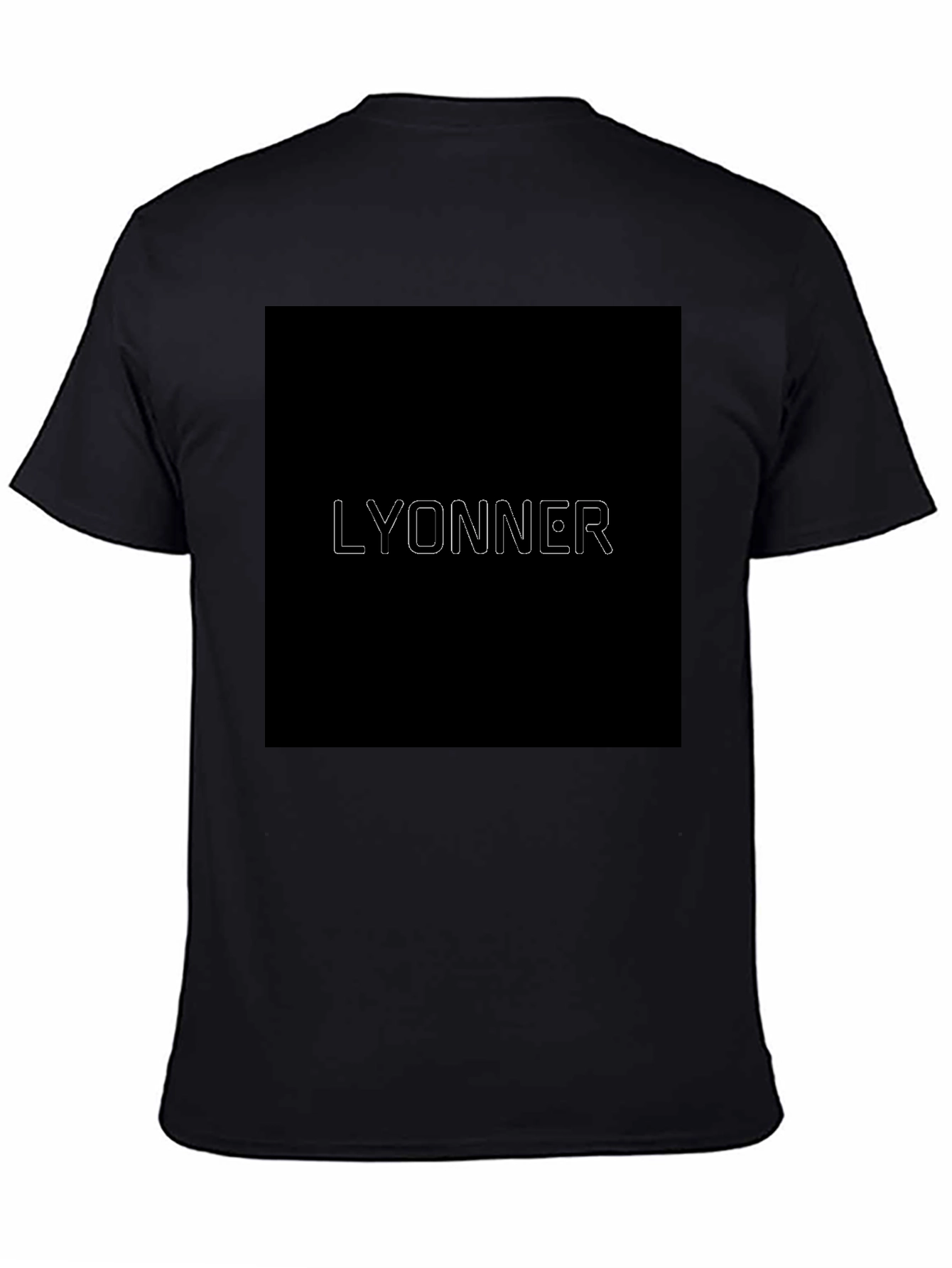 LYONNER Graphic Print Black T-Shirt