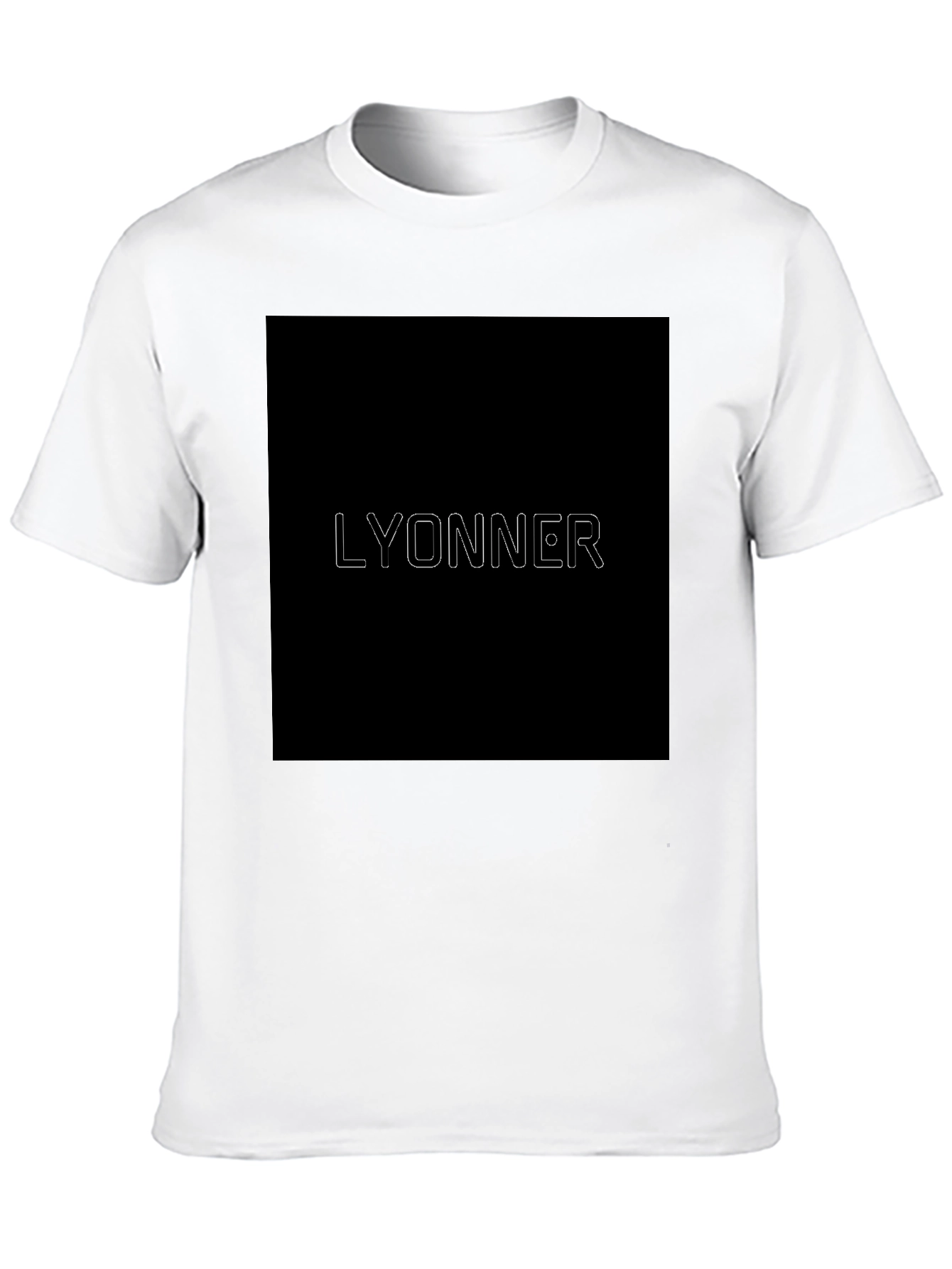 LYONNER Graphic Print Black T-Shirt