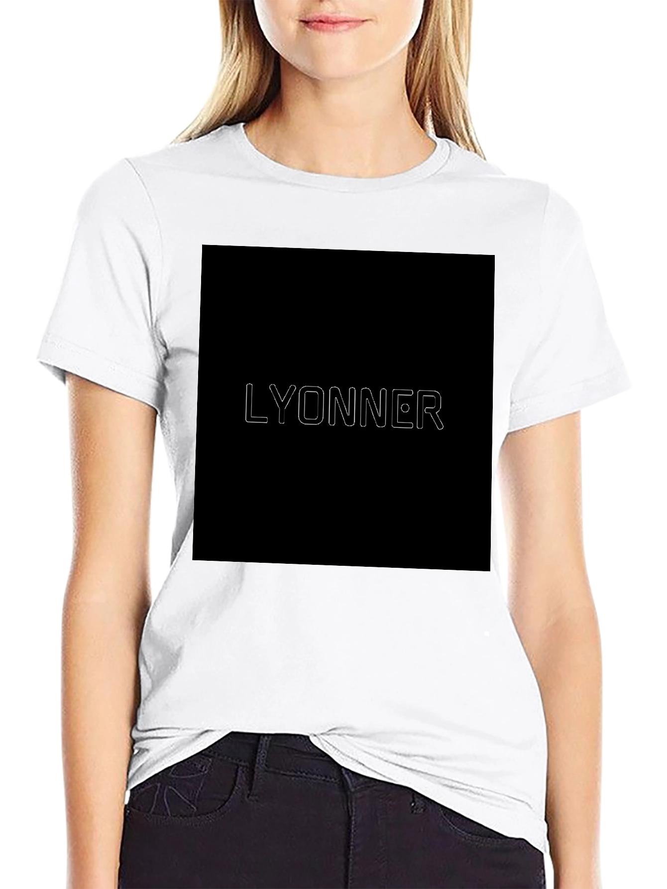 LYONNER Graphic Print Black T-Shirt