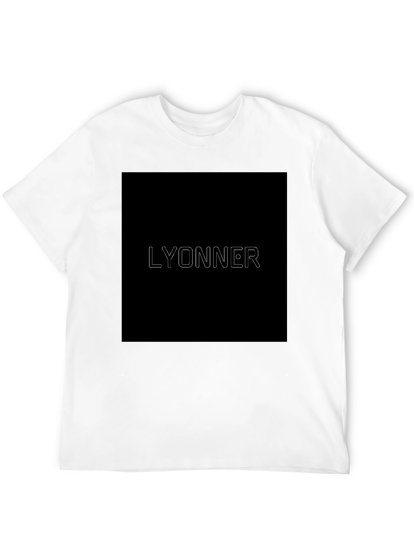 LYONNER Graphic Print Black T-Shirt