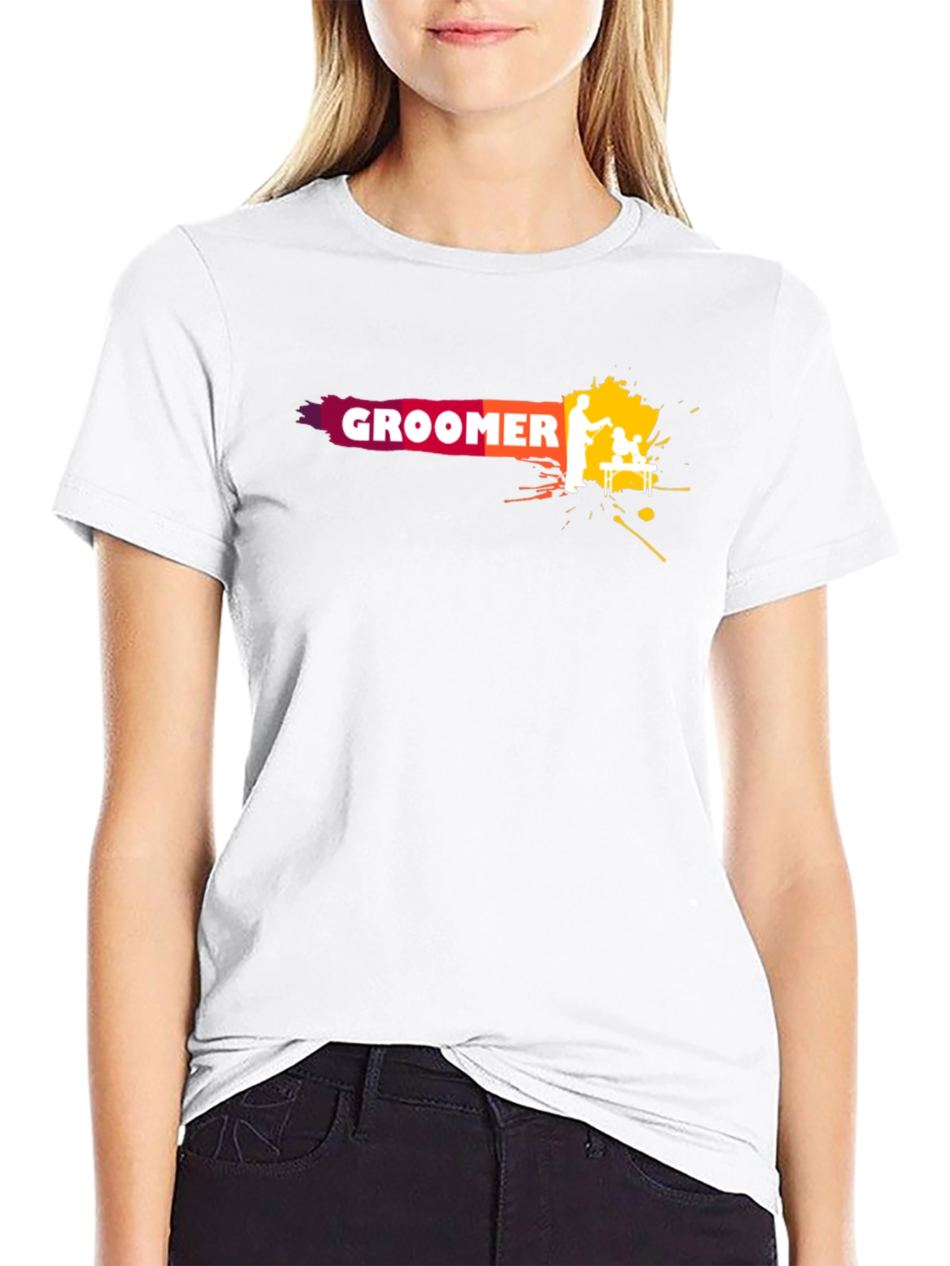 Groomer Graphic Tee - Unique Artistic Design