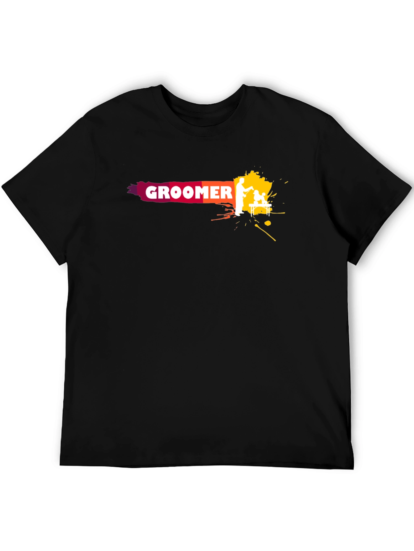 Groomer Graphic Tee - Unique Artistic Design