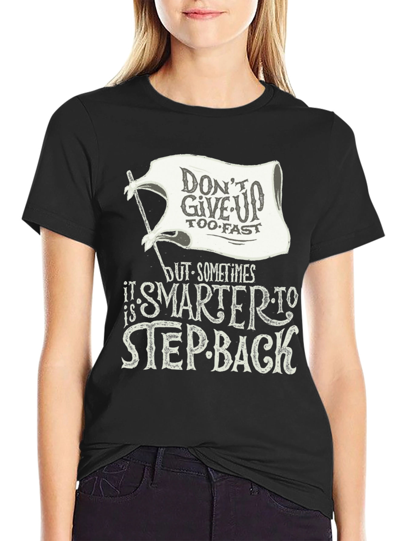 Motivational Graphic T-Shirt - Dont Give Up