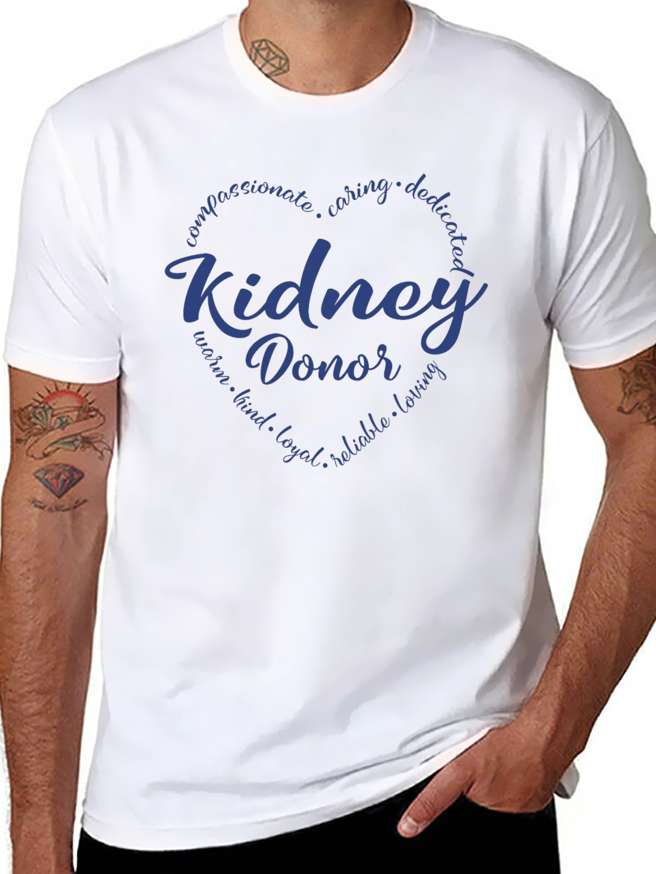 Kidney Donor Compassionate Caring Graphic T-Shirt