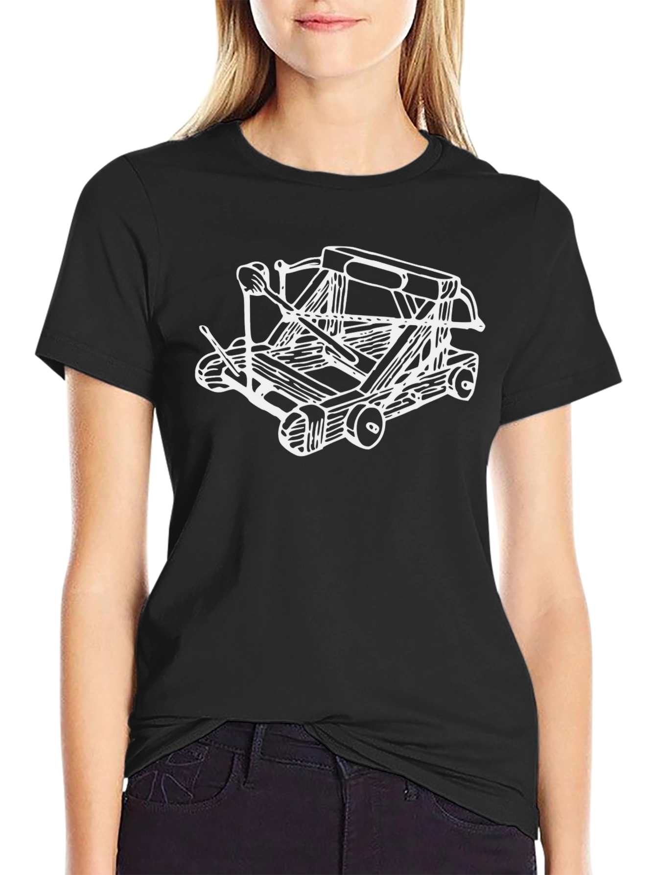 Catapult T-Shirt - Medieval Siege Engine Tee