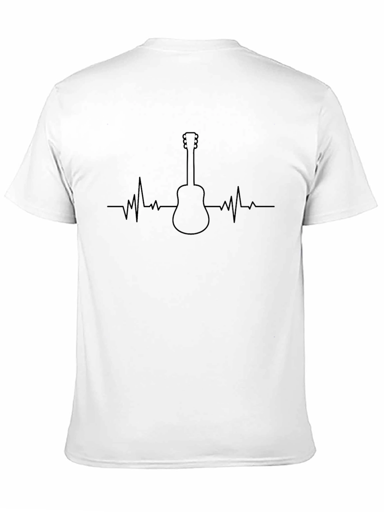 Guitar Heartbeat T-Shirt - Music Lover Tee
