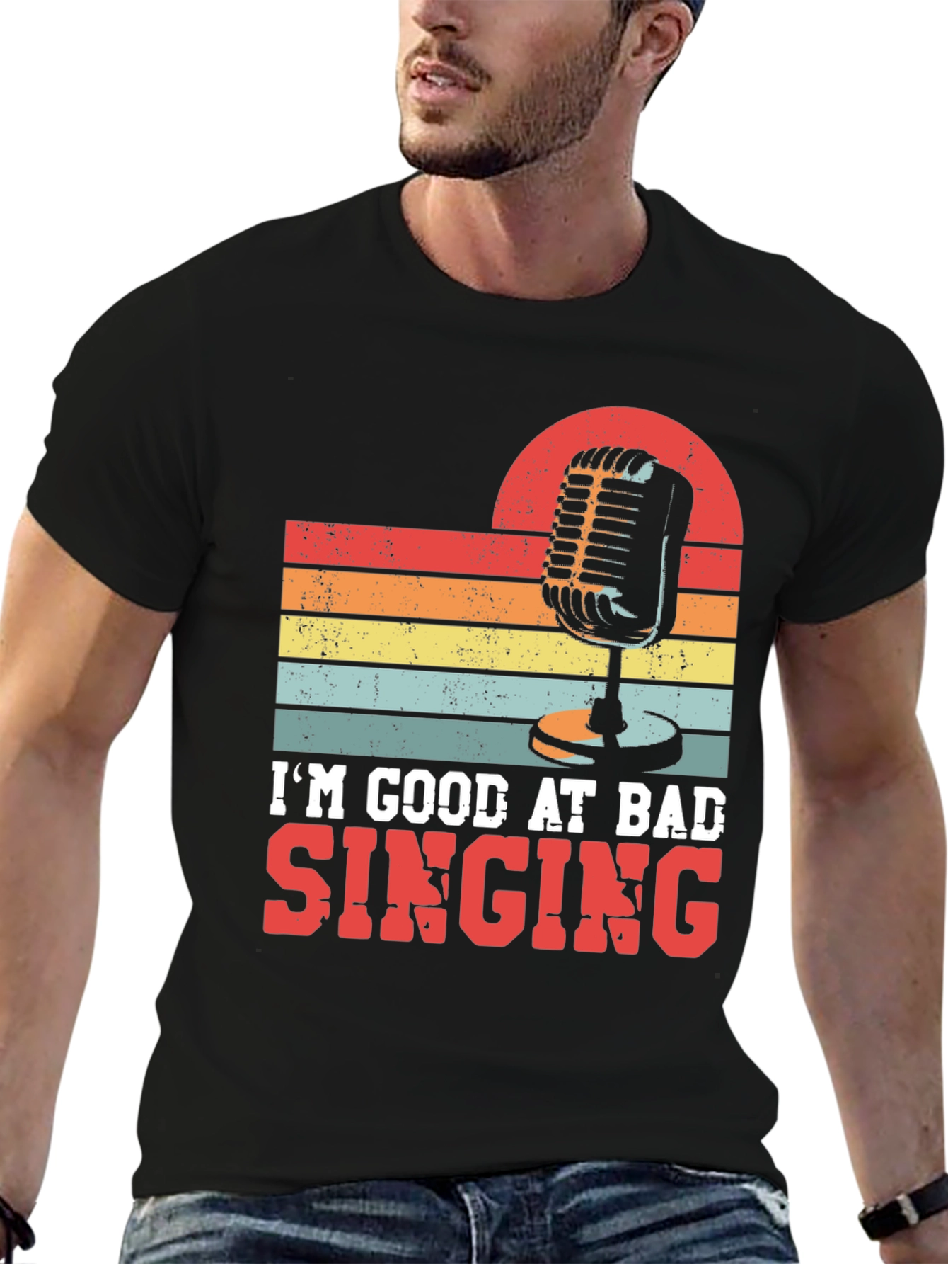 Im Good At Bad Singing Graphic Tee