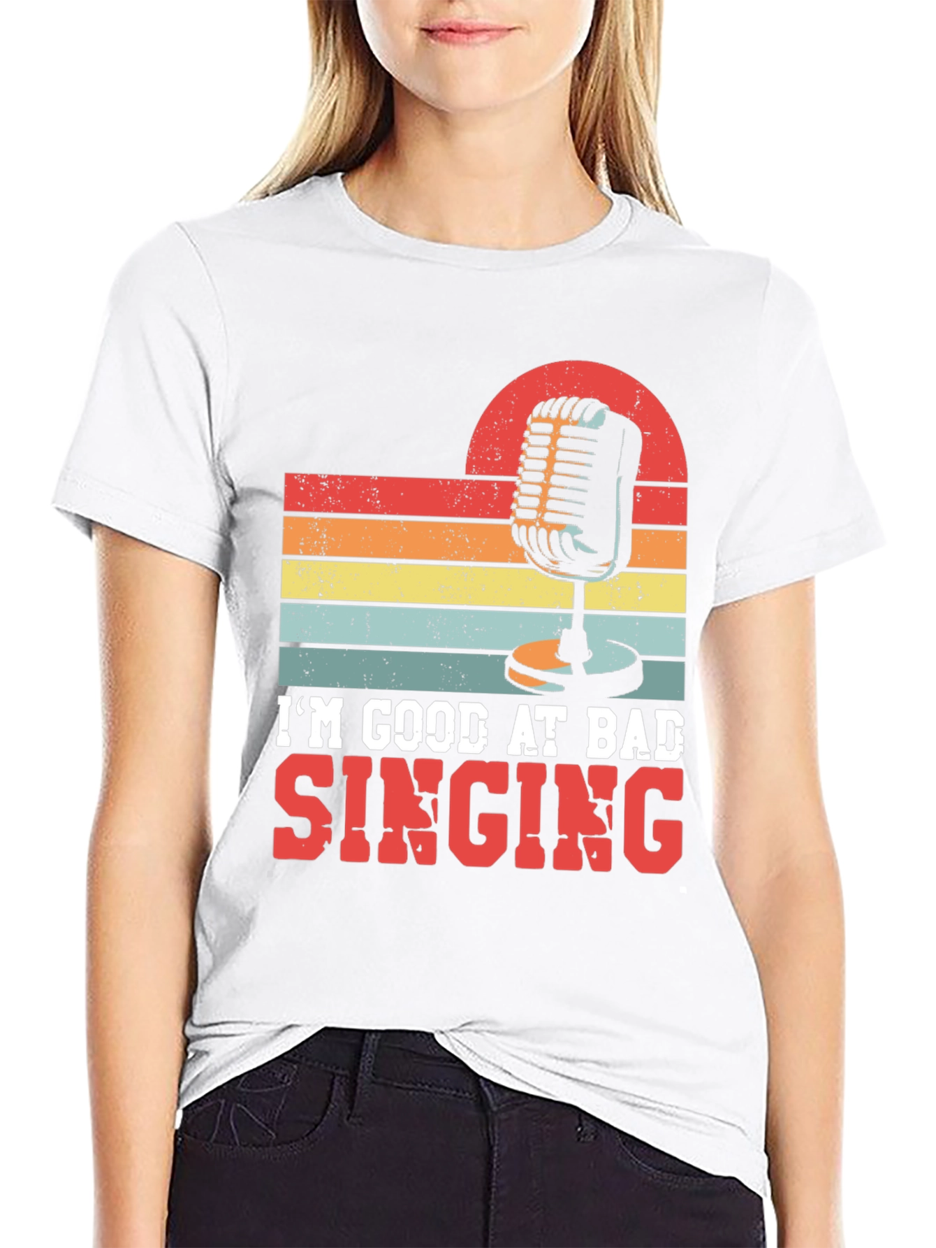 Im Good At Bad Singing Graphic Tee