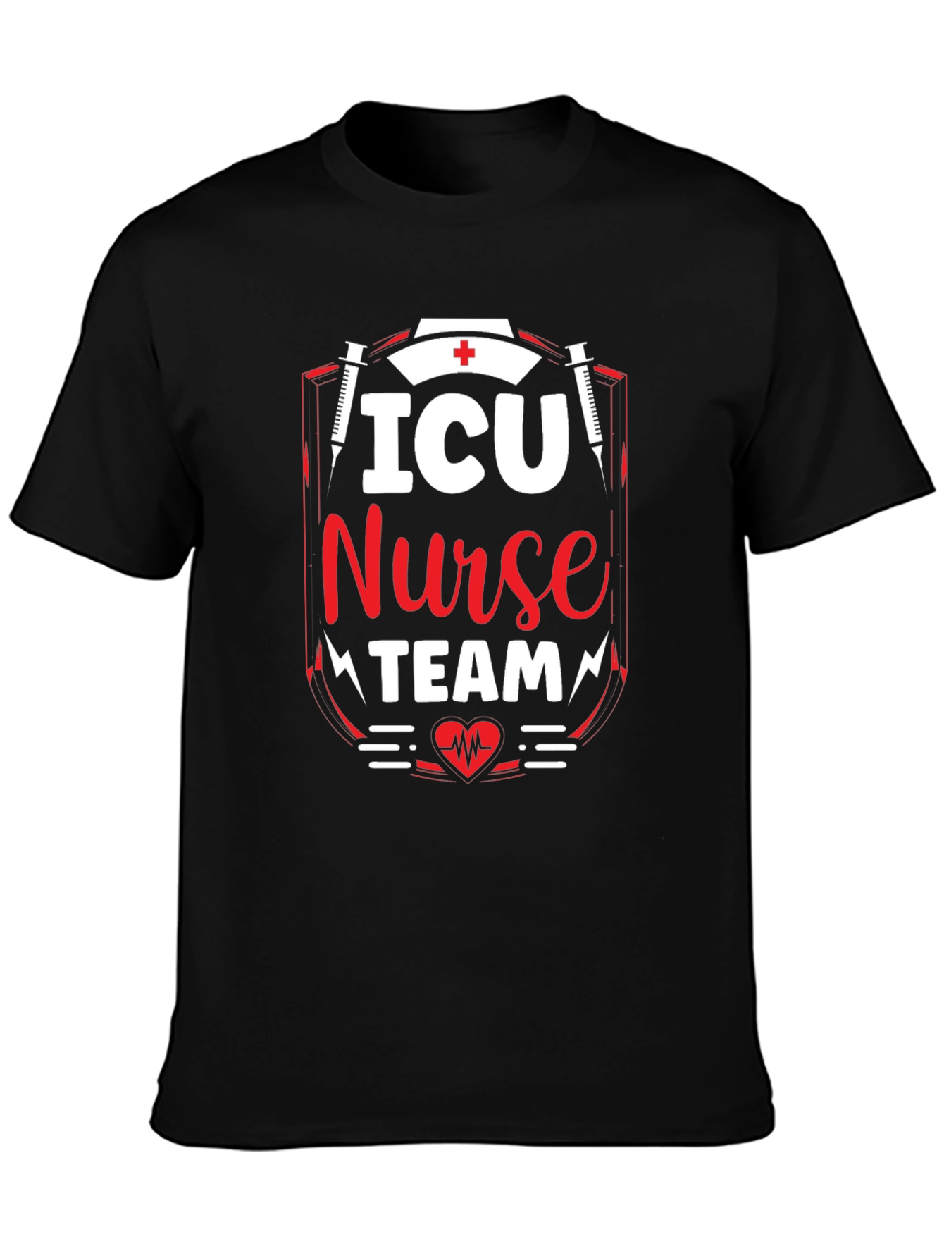 ICU Nurse Team T-Shirt - Medical Professional Apparel