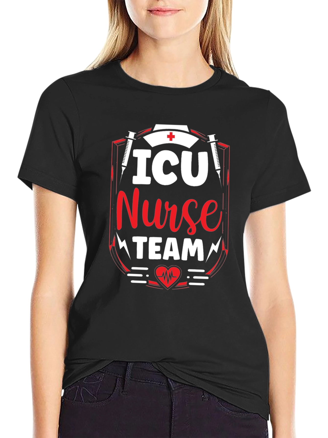 ICU Nurse Team T-Shirt - Medical Professional Apparel