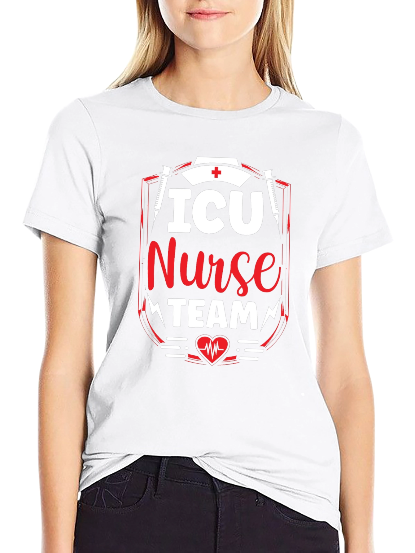 ICU Nurse Team T-Shirt - Medical Professional Apparel
