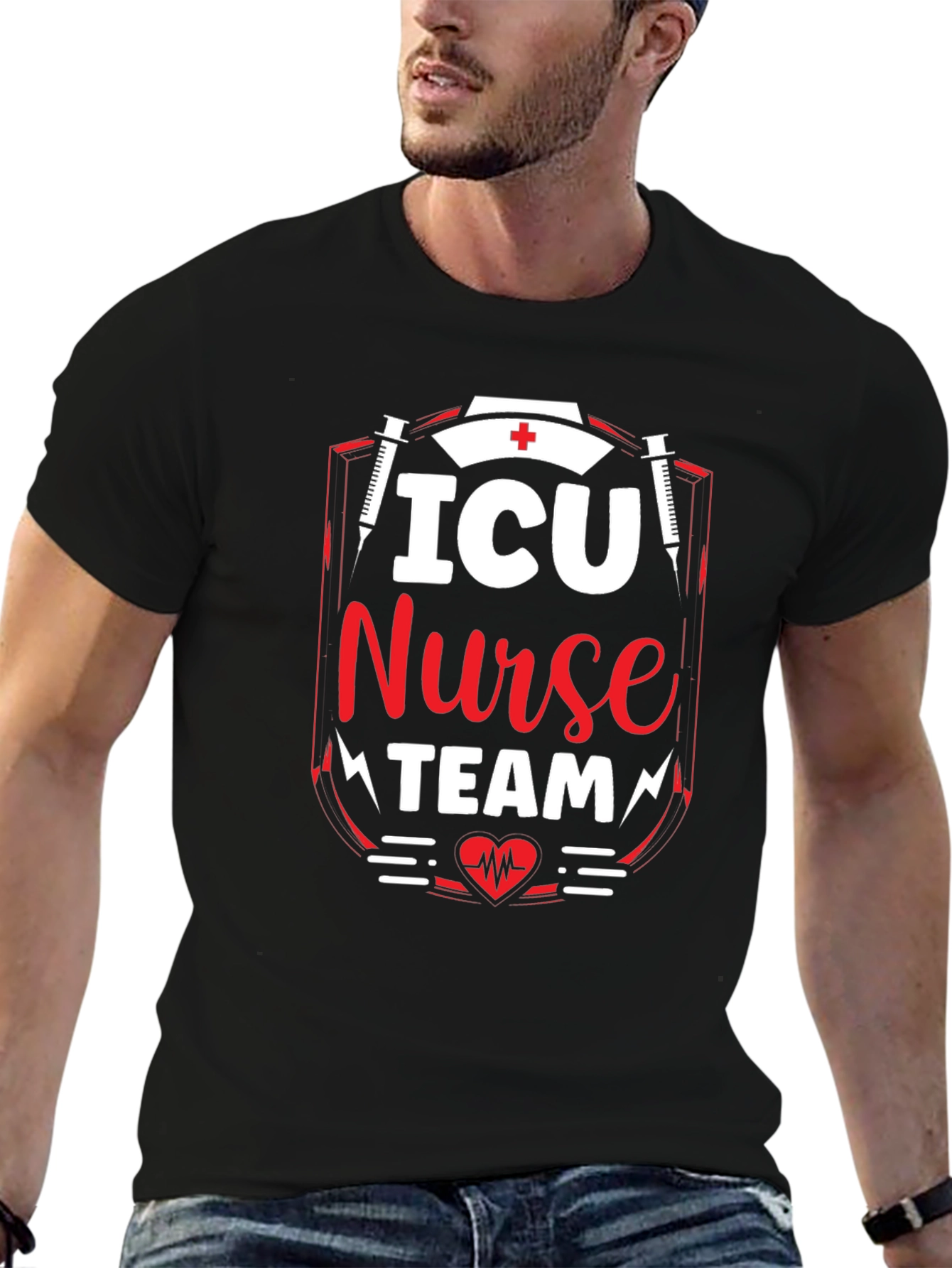 ICU Nurse Team T-Shirt - Medical Professional Apparel