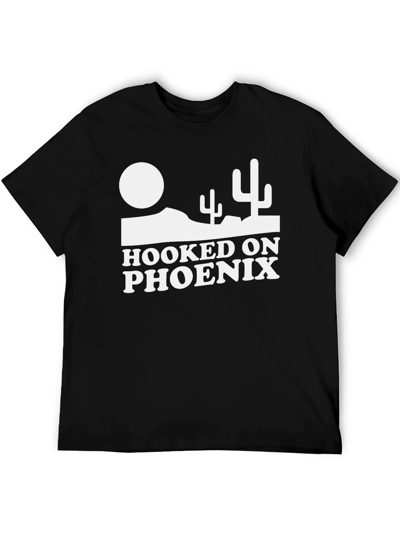 Hooked on Phoenix Black Graphic Tee