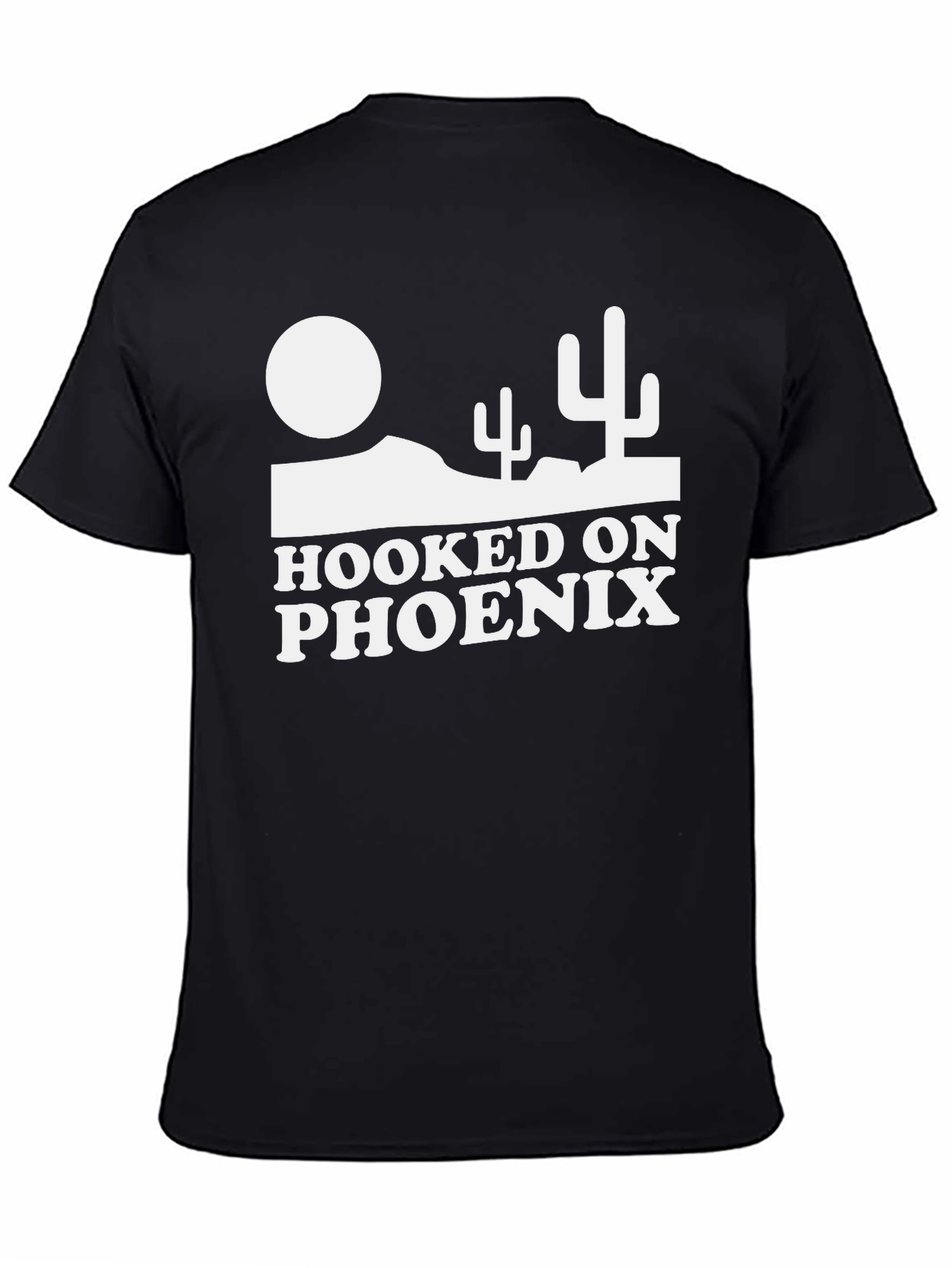 Hooked on Phoenix Black Graphic Tee