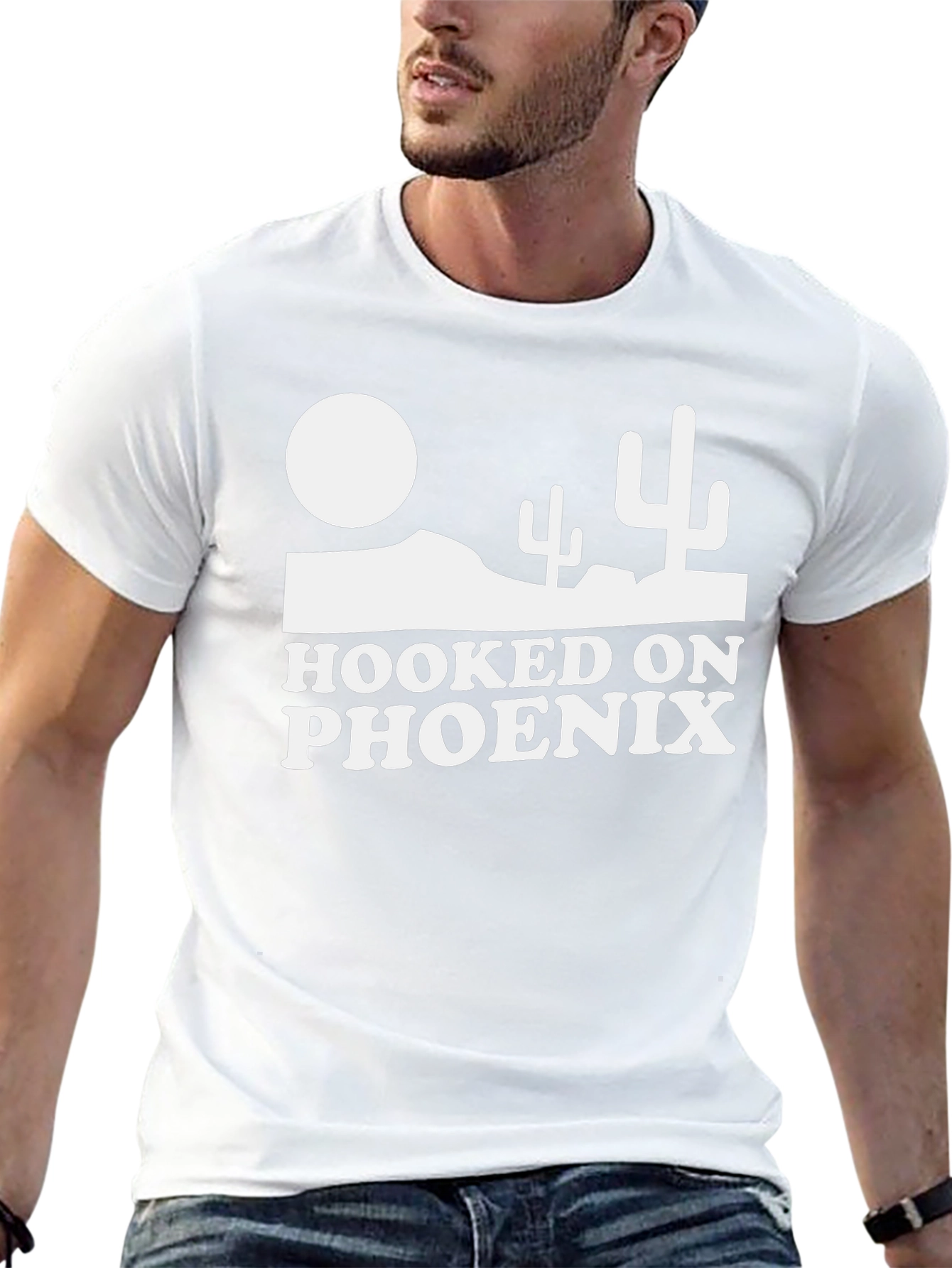 Hooked on Phoenix Black Graphic Tee