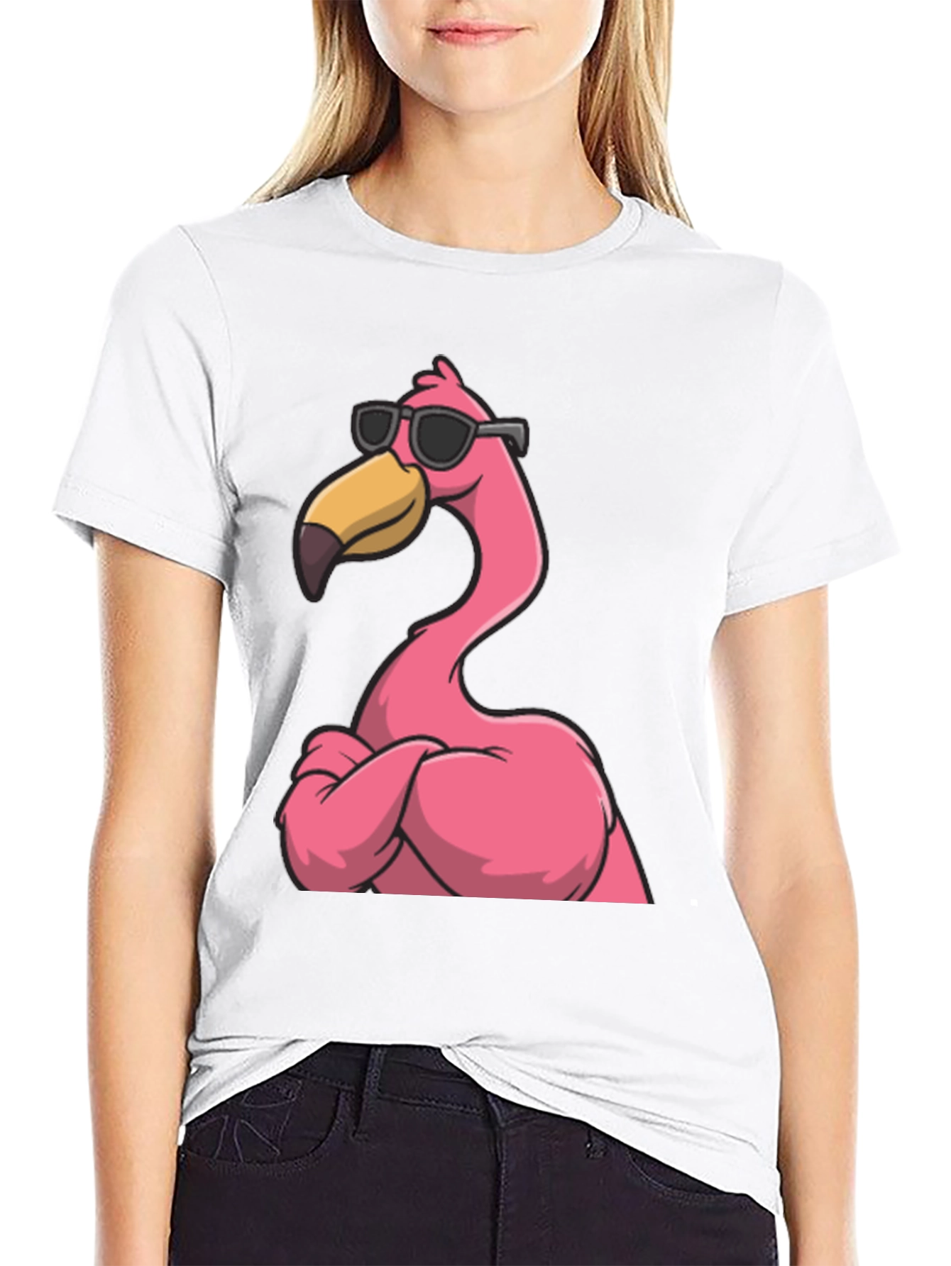 Cool Flamingo Graphic Tee