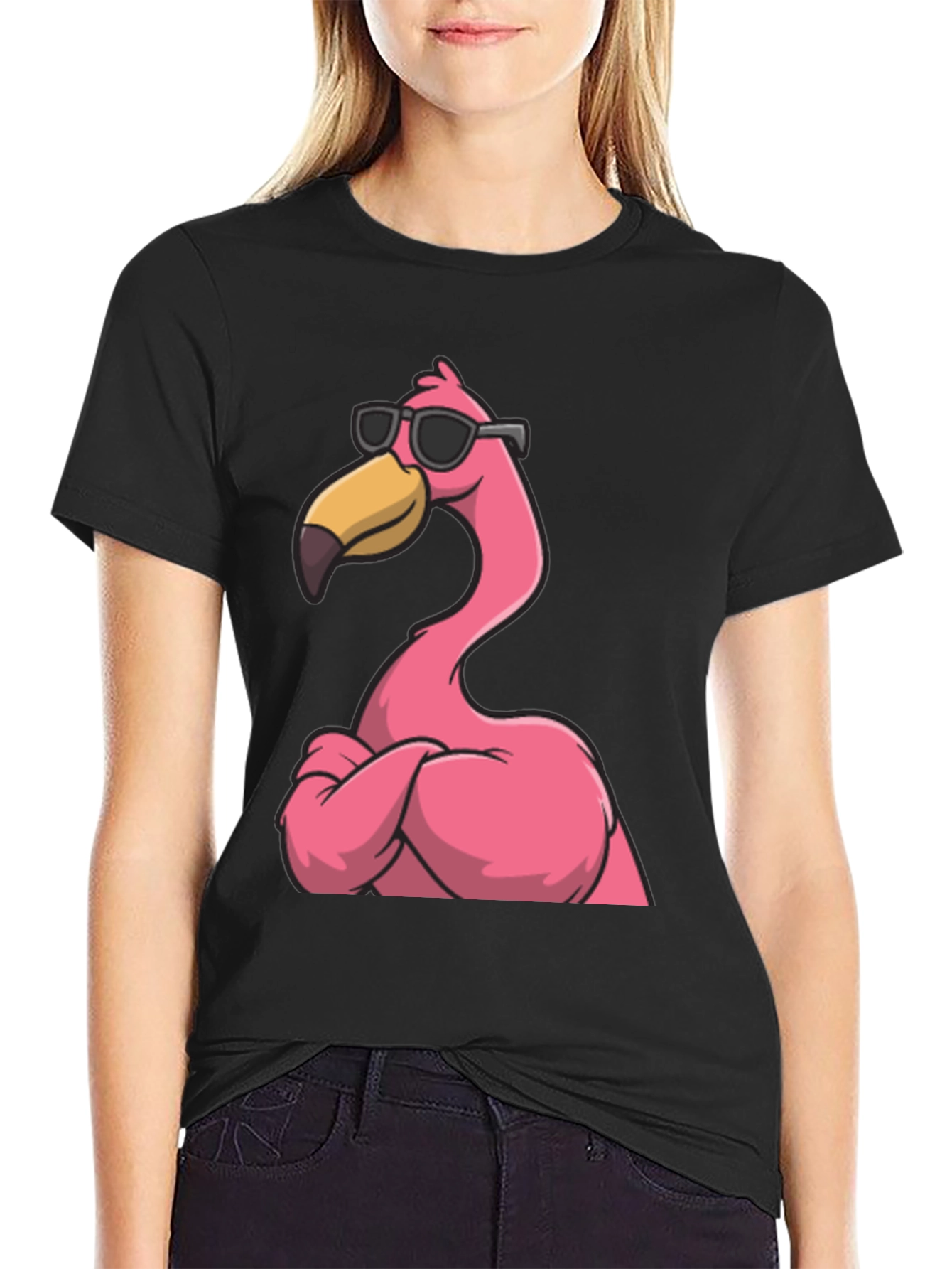 Cool Flamingo Graphic Tee