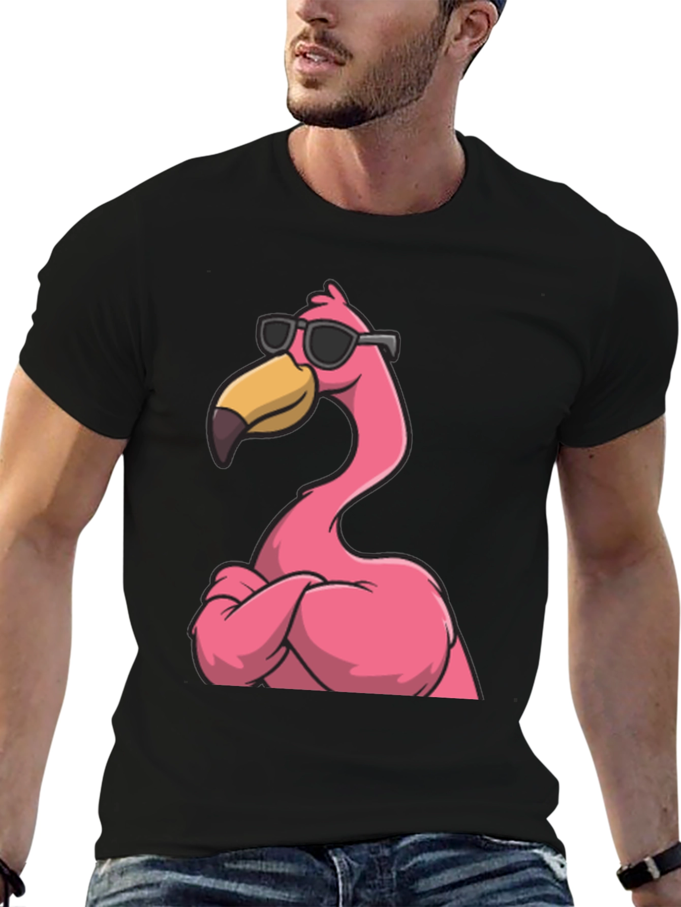 Cool Flamingo Graphic Tee