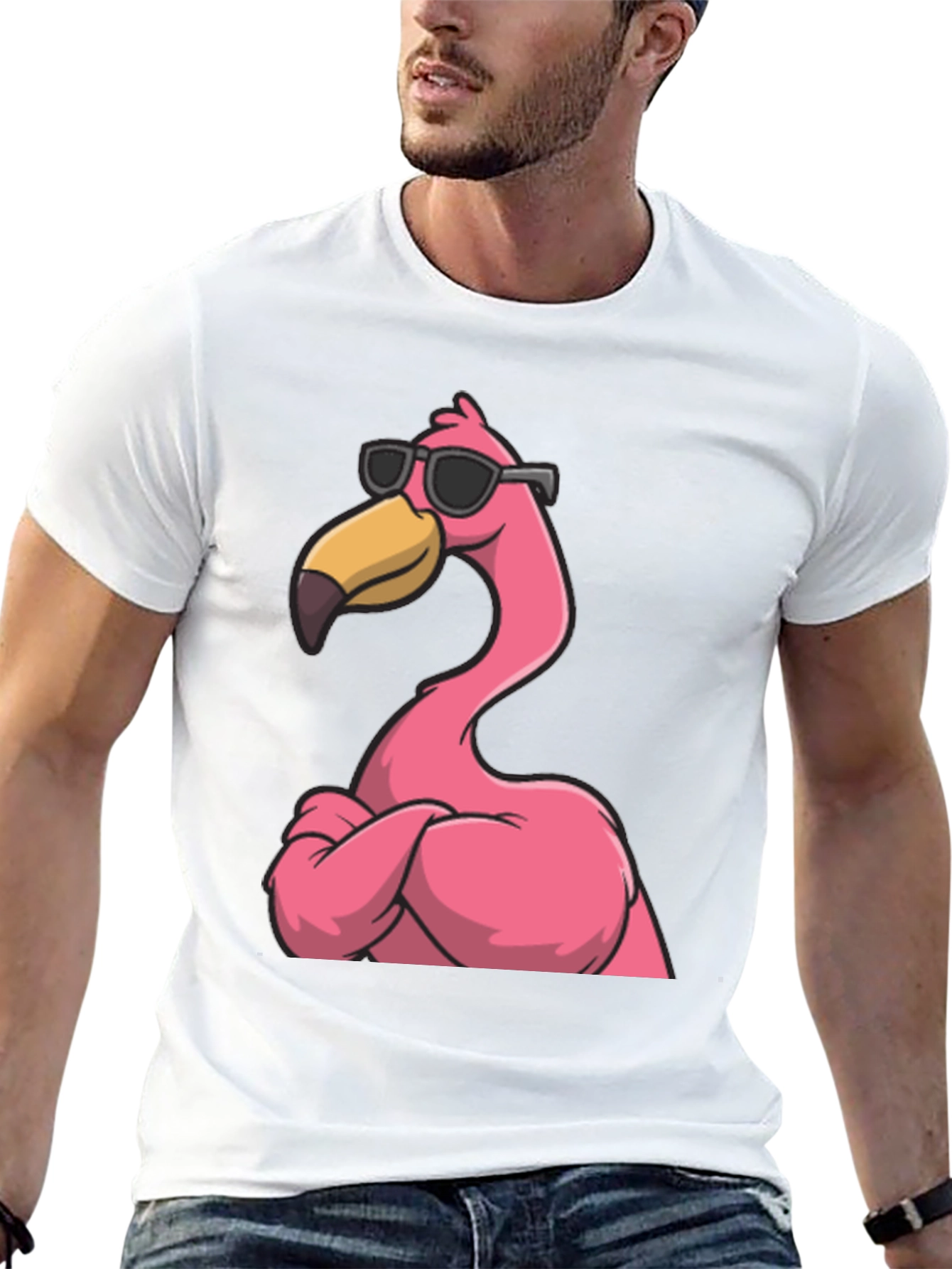 Cool Flamingo Graphic Tee