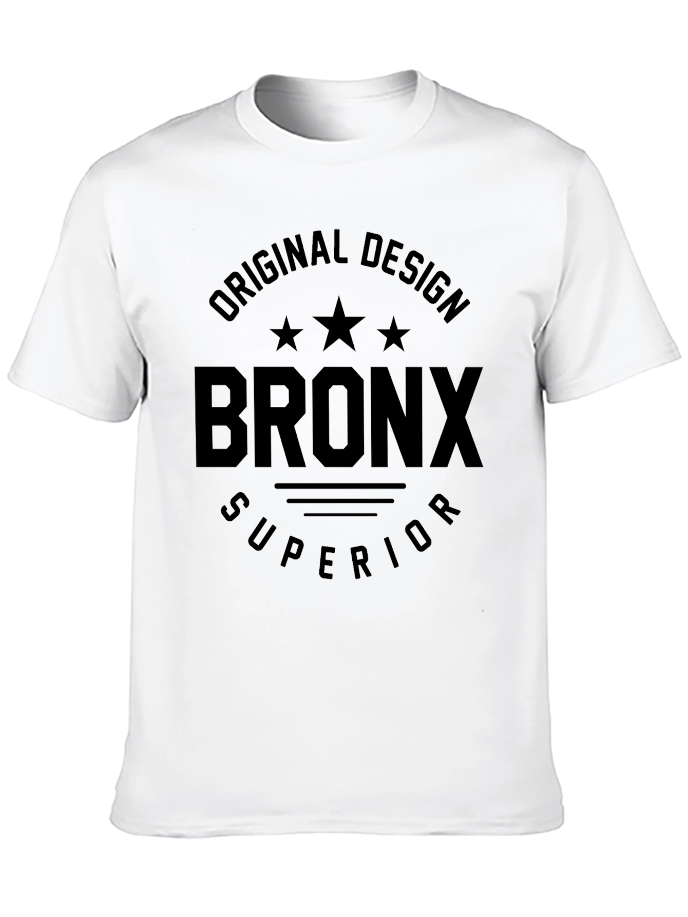 Bronx Original Design Mens Black T-Shirt