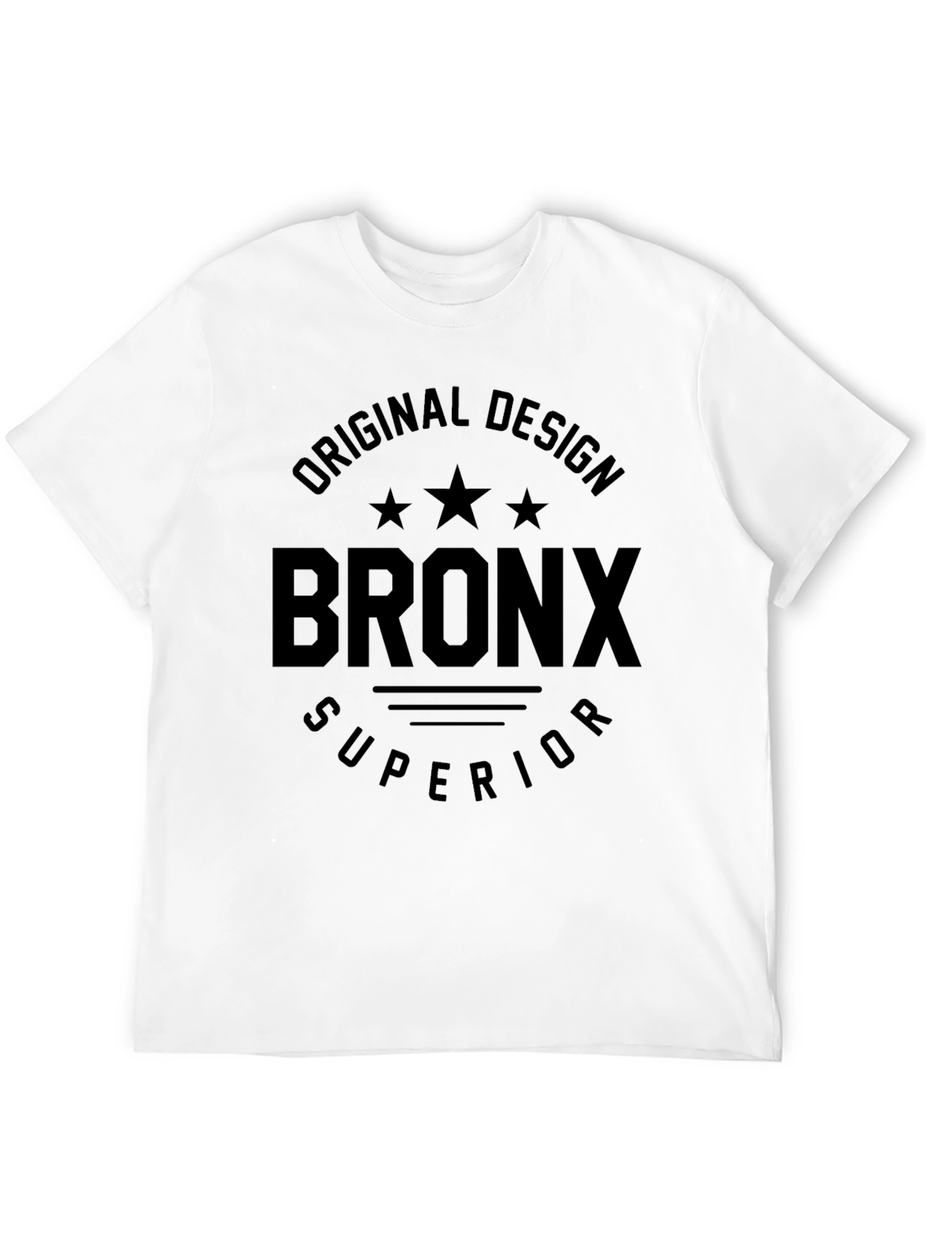 Bronx Original Design Mens Black T-Shirt