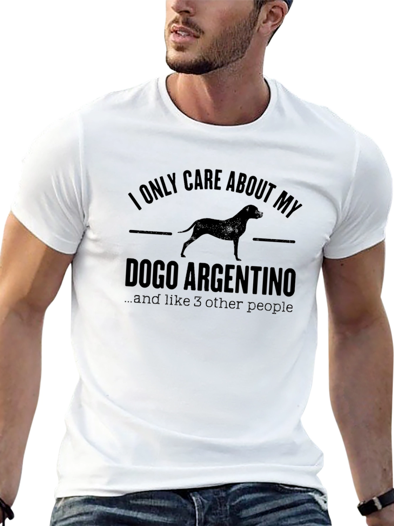 Dogo Argentino Graphic T-Shirt - Dog Lover Tee