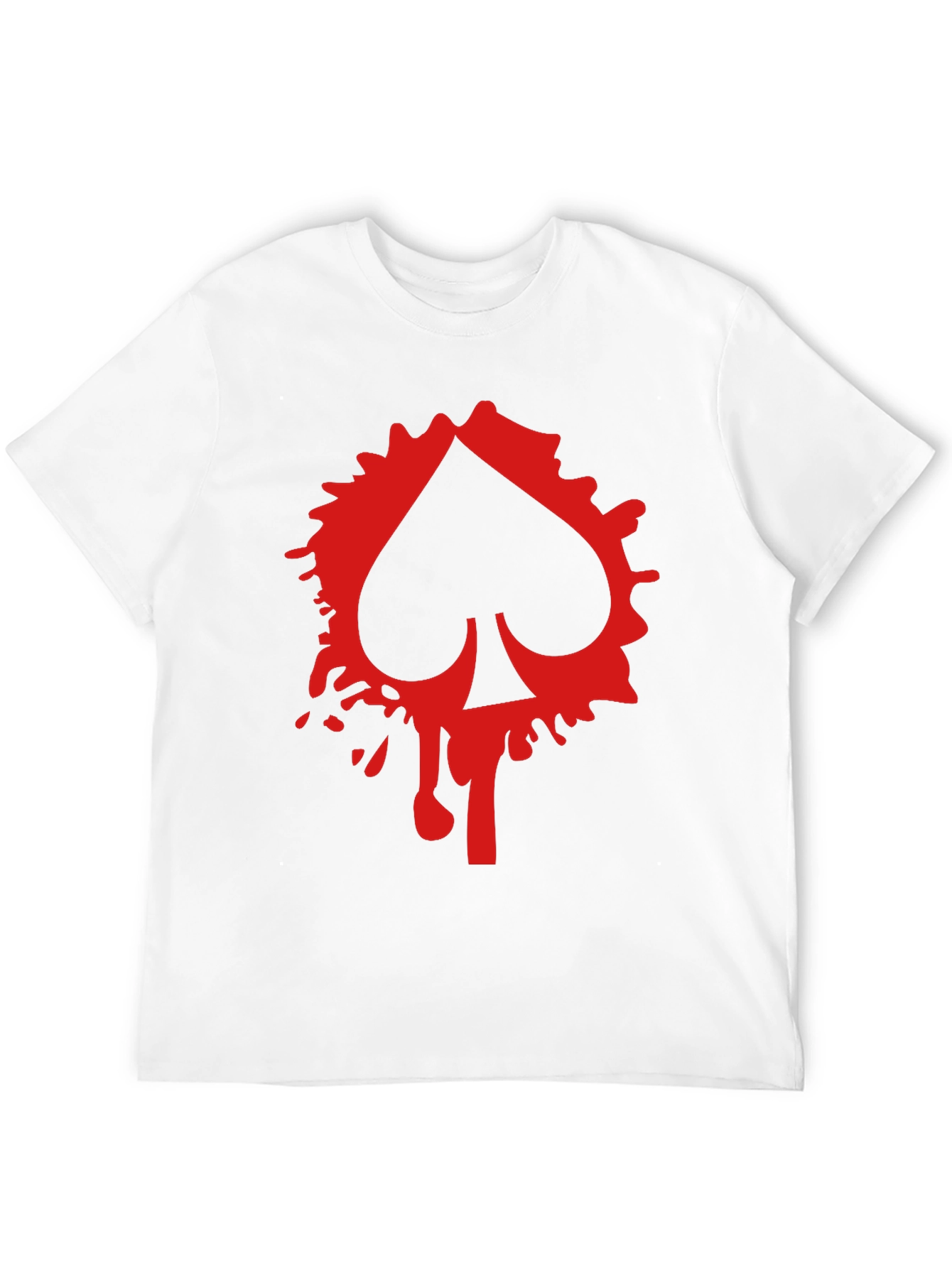 Spade Card Graphic Tee - Mens Black T-Shirt