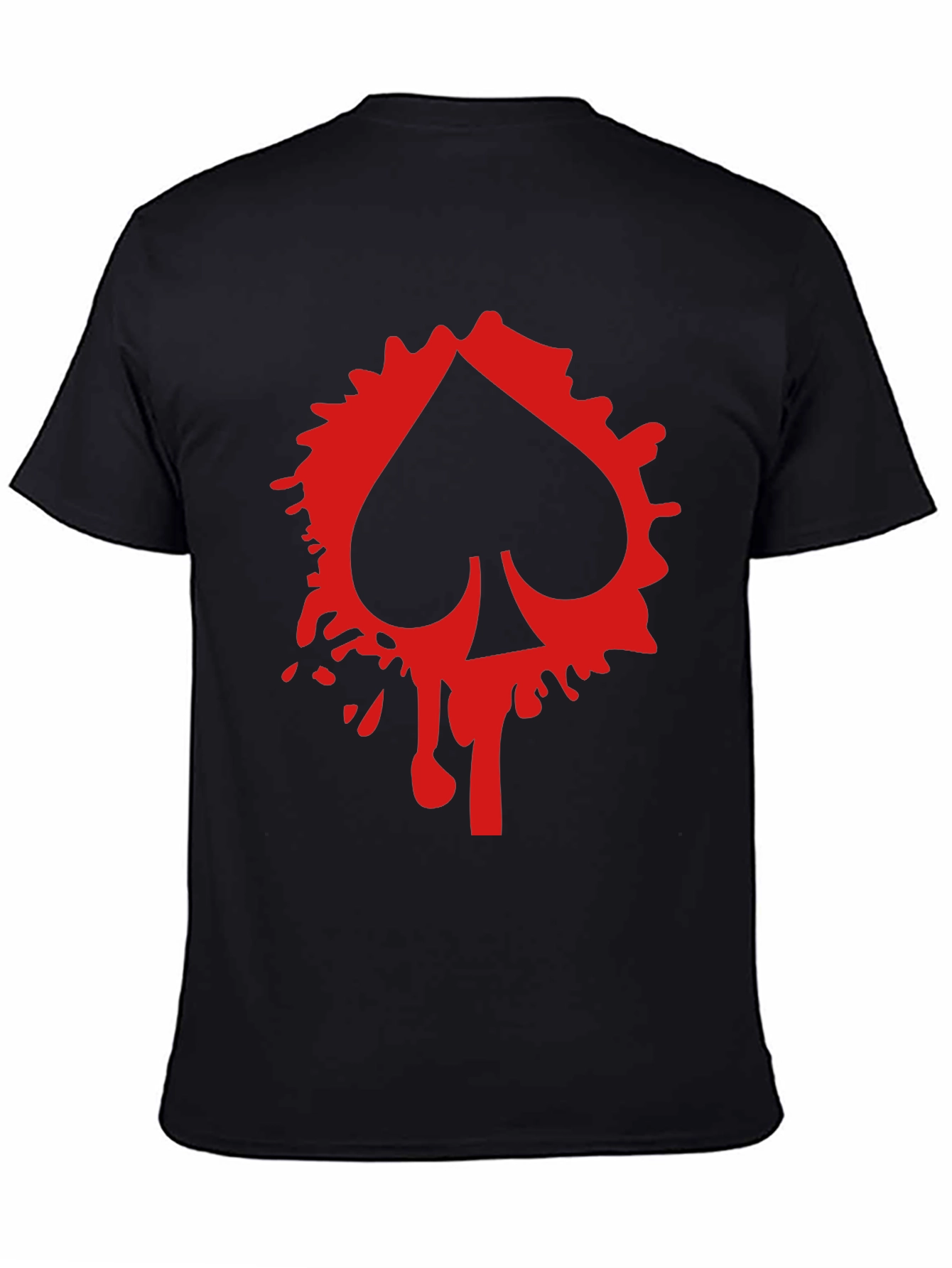 Spade Card Graphic Tee - Mens Black T-Shirt