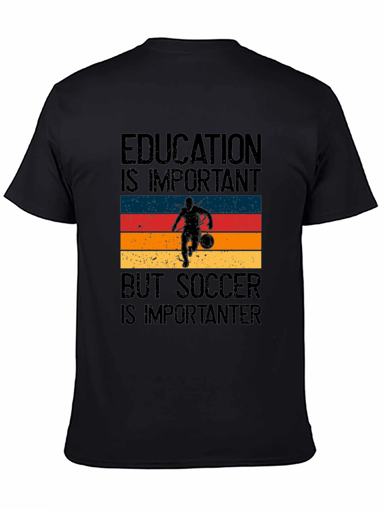 Education vs Soccer Graphic Tee