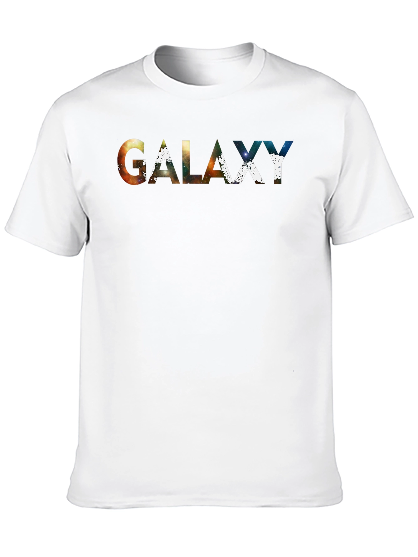Galaxy Print Black T-Shirt - Stylish Graphic Tee