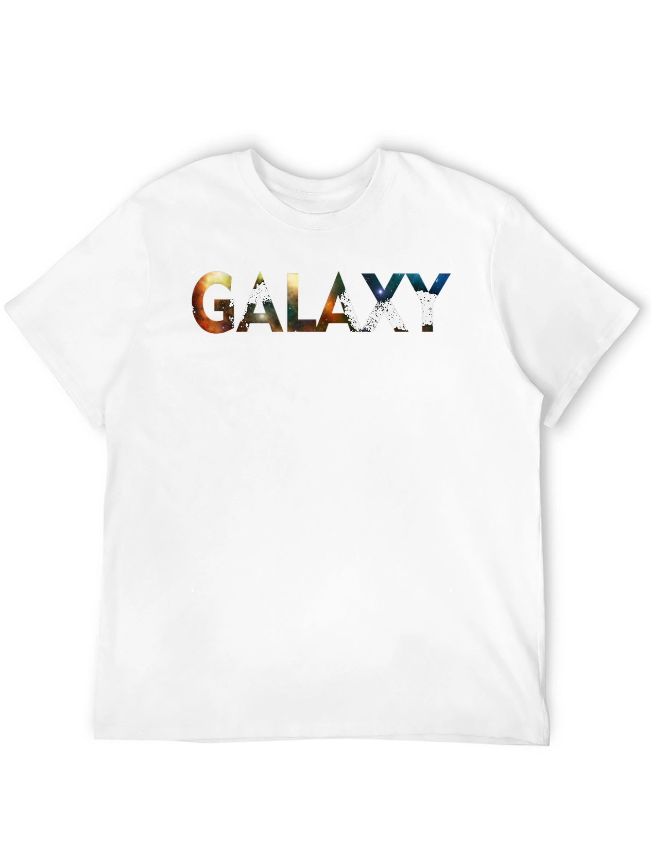 Galaxy Print Black T-Shirt - Stylish Graphic Tee