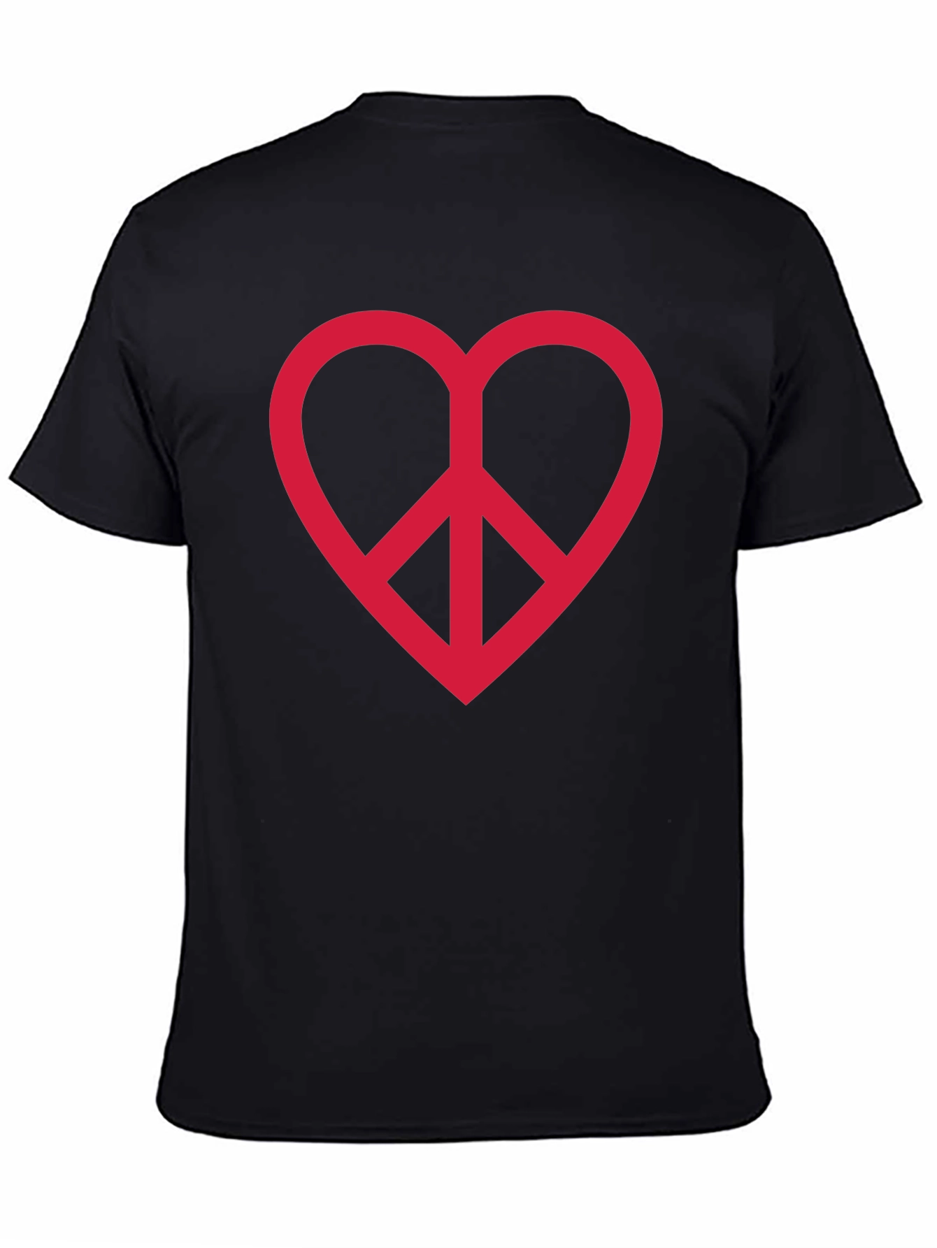 Peace and Love Heart T-Shirt