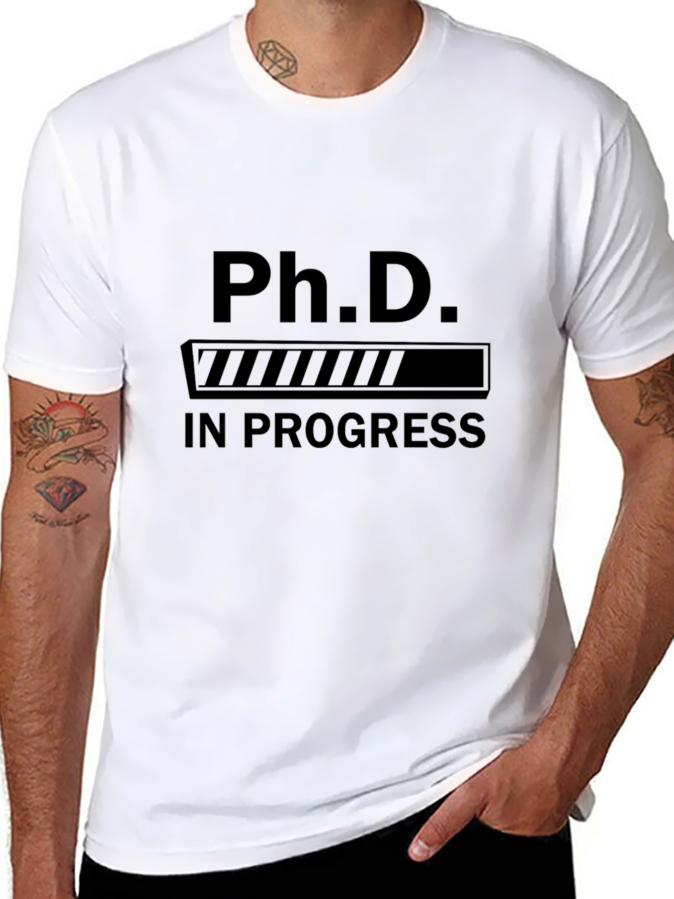 Ph.D. In Progress Mens T-Shirt