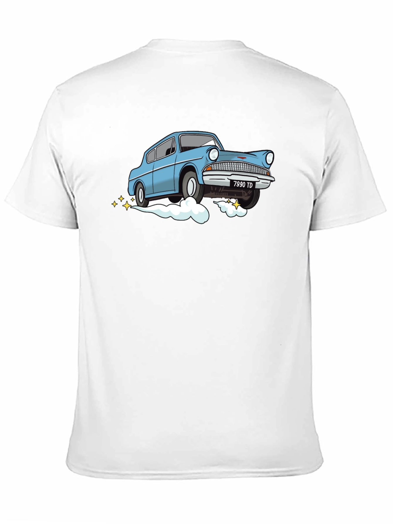 Flying Car Graphic T-Shirt