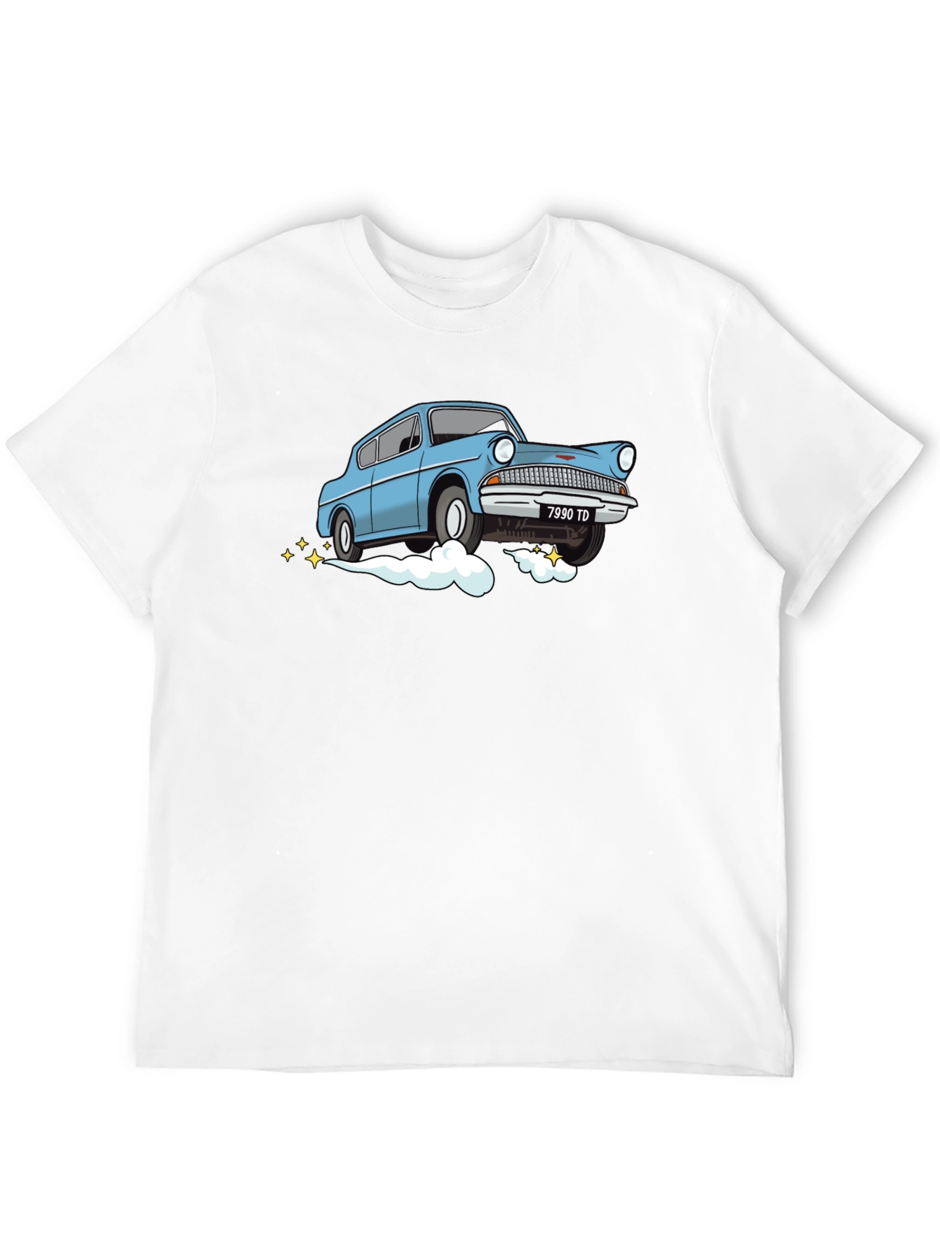 Flying Car Graphic T-Shirt