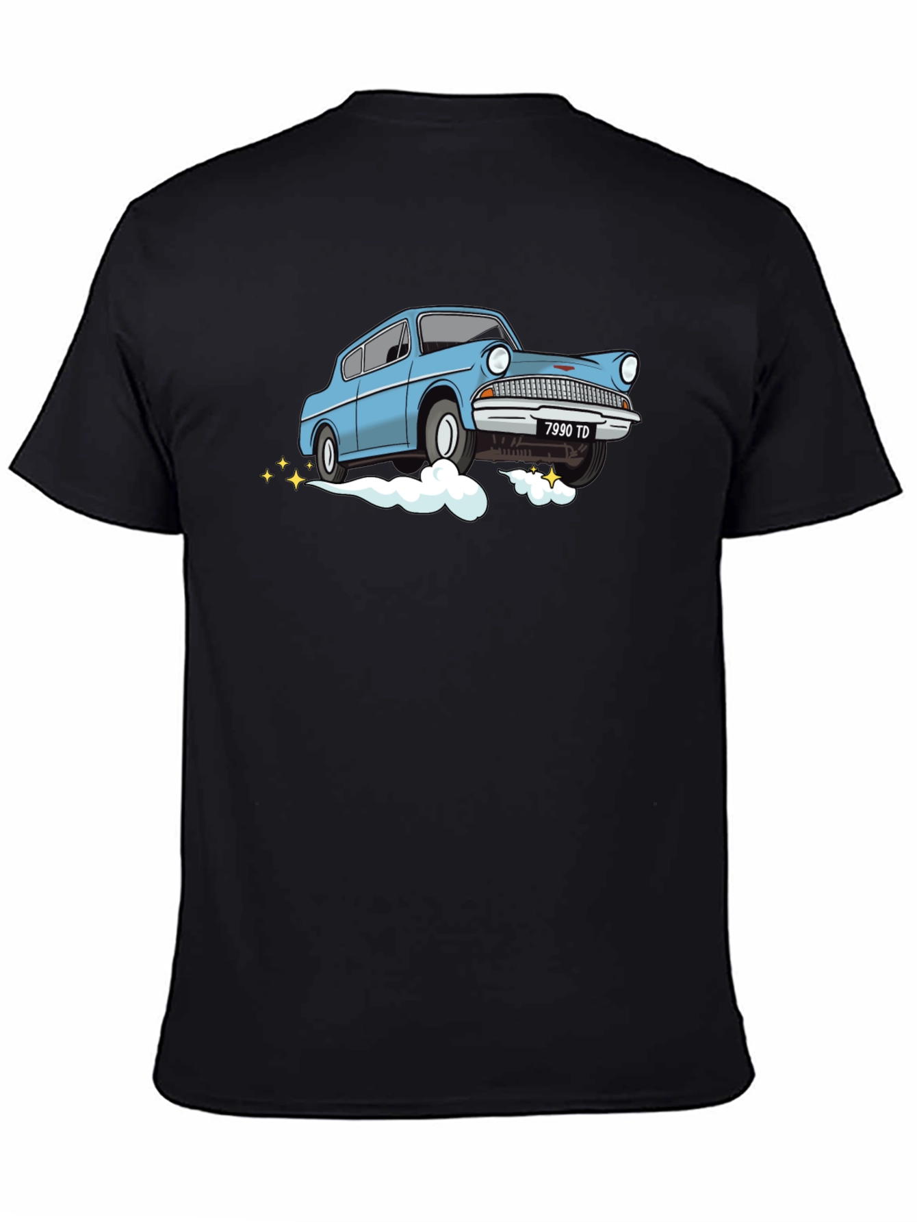 Flying Car Graphic T-Shirt